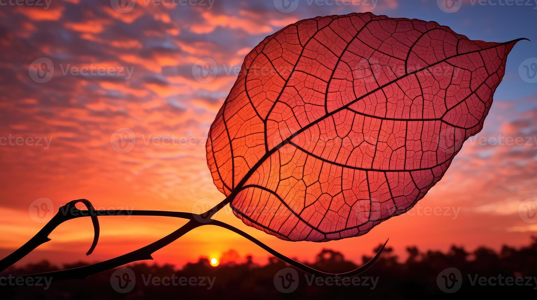 contrast leaf silhouette photo