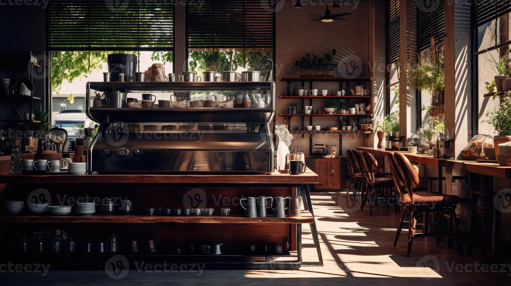 chairs coffee cafe photo