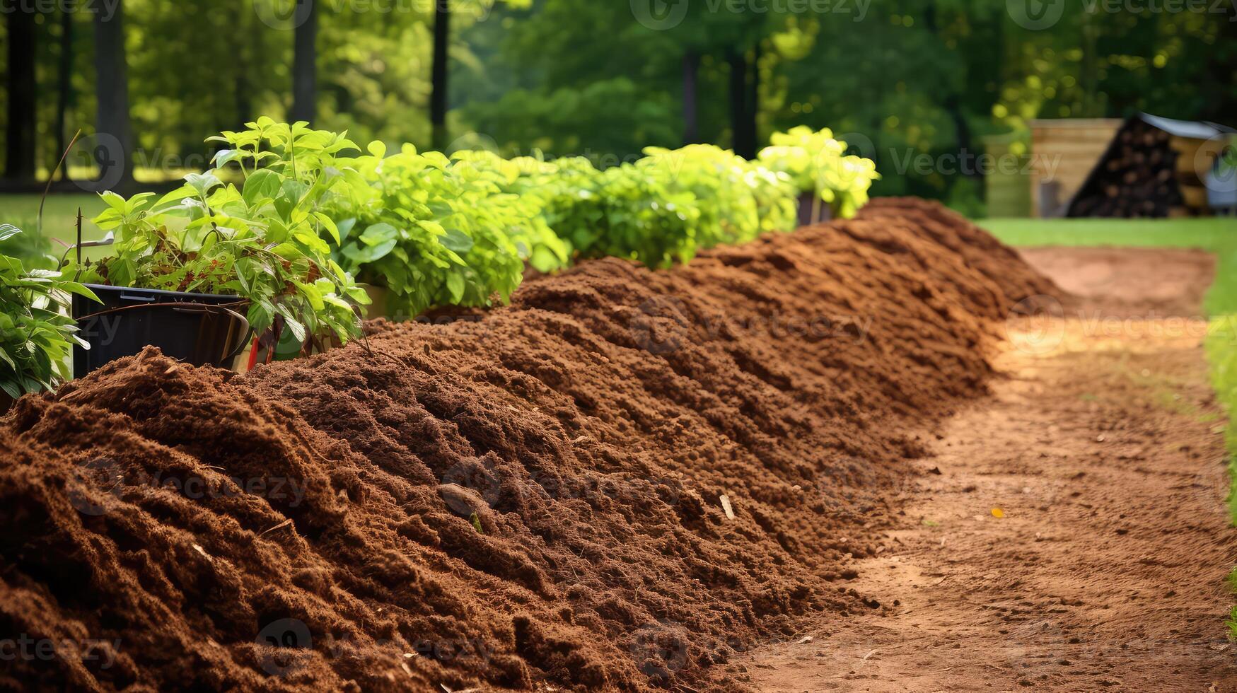 soil wood mulch photo