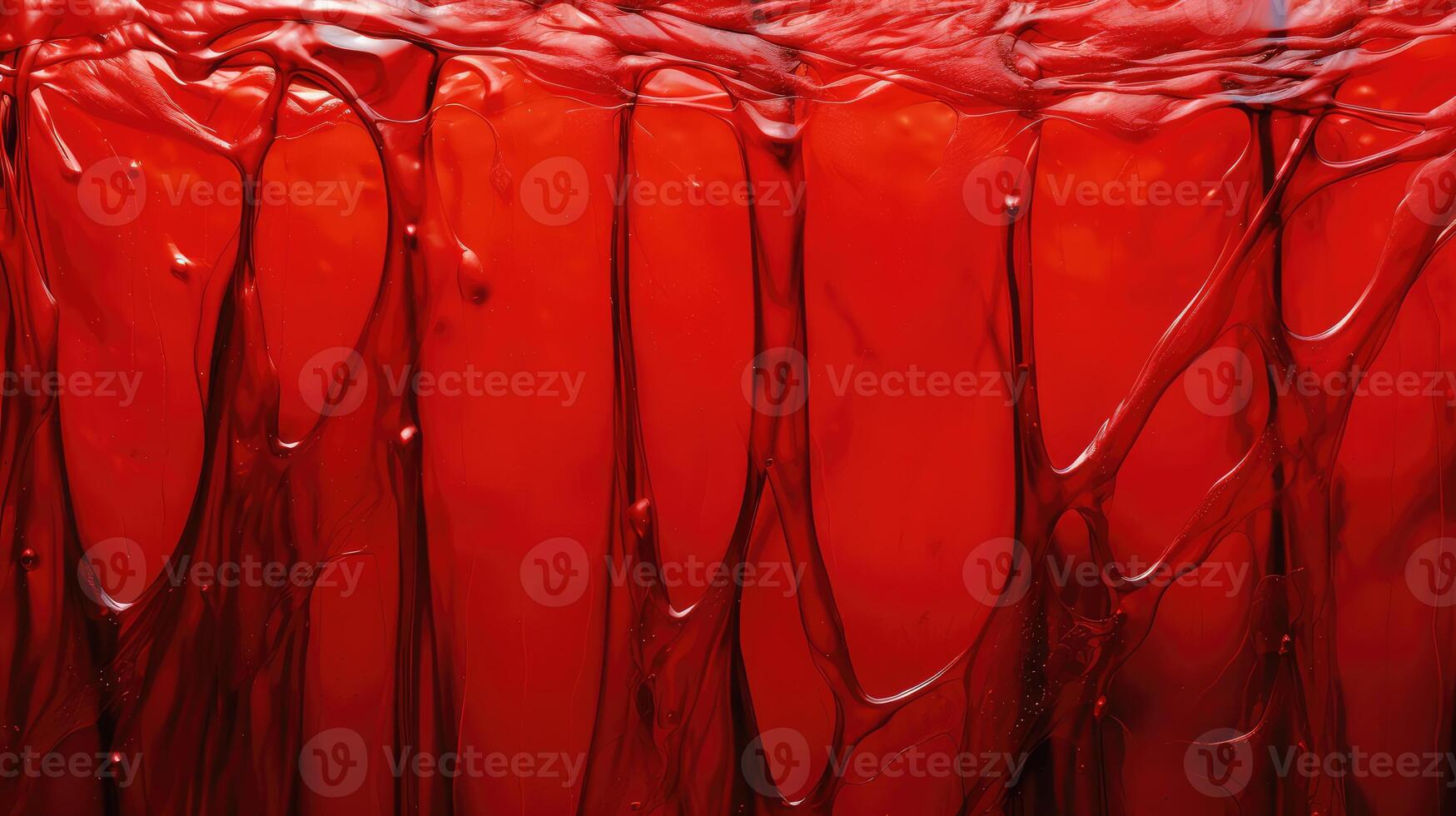 dripping red abstract lines photo