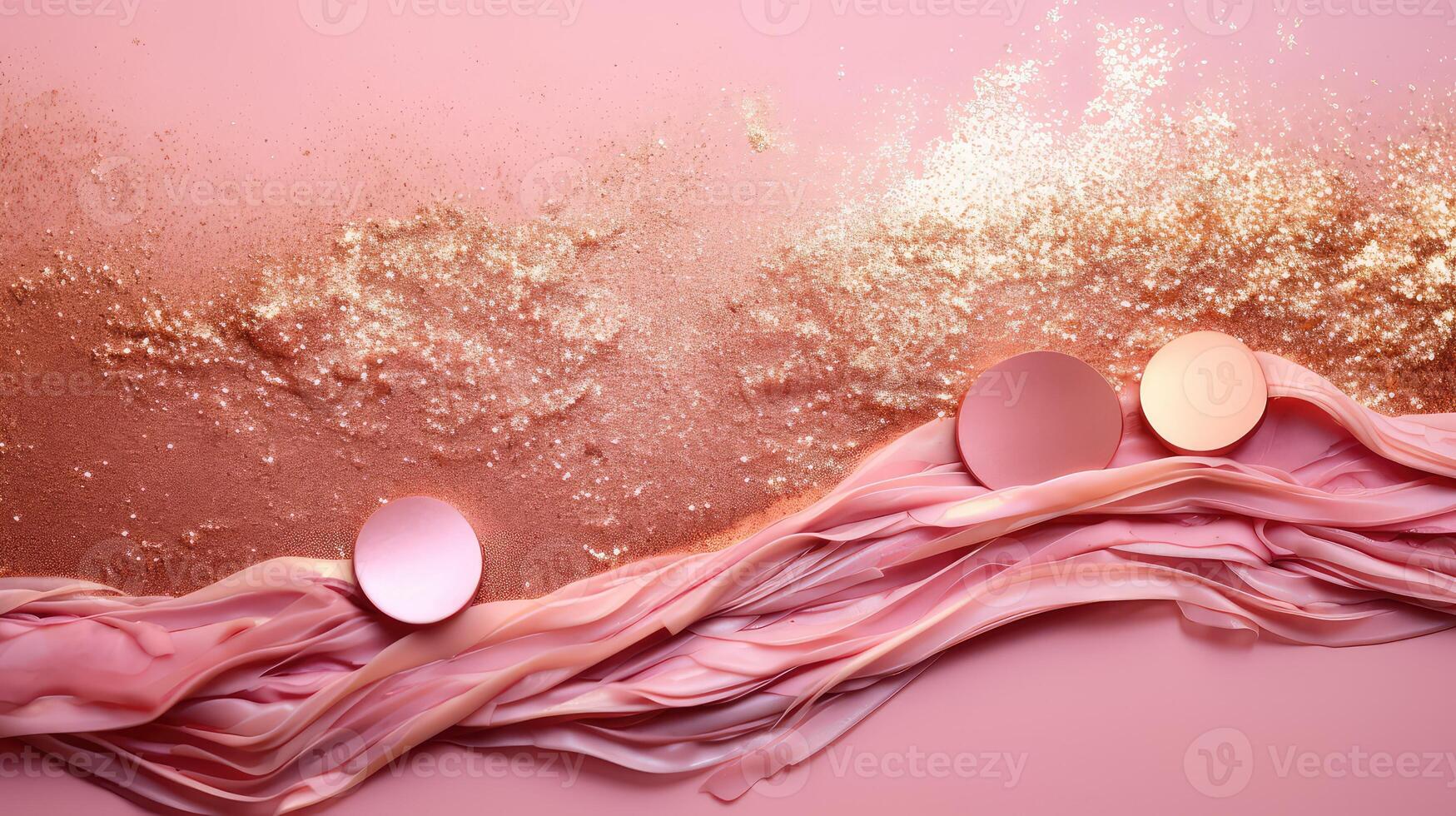 metallic pink gold background photo