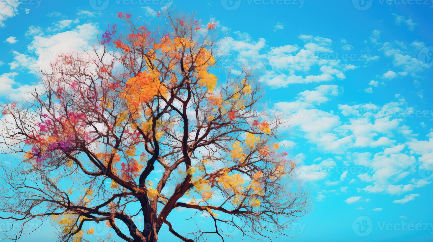 colorful graphic tree photo