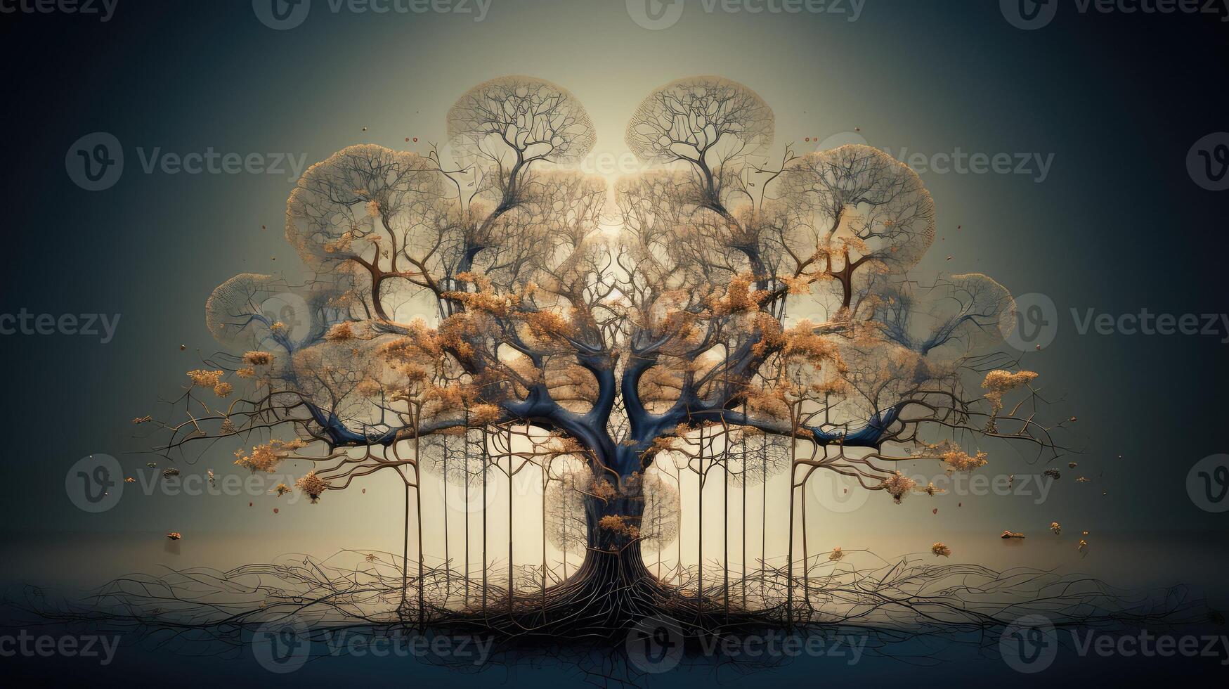 dendrites brain tree photo