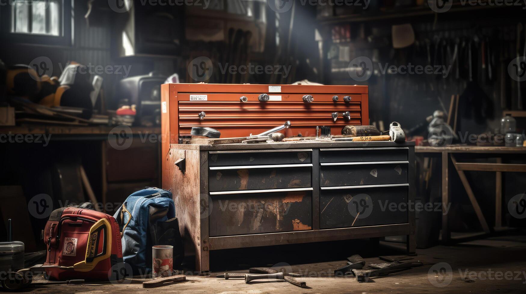 metal box on its side photo