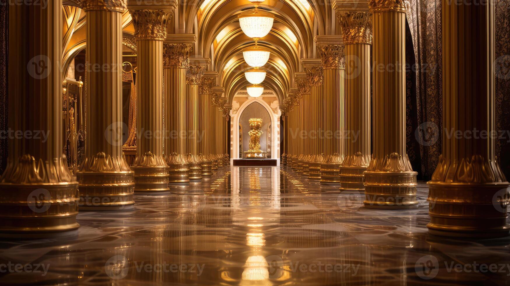 majestic gold pillar photo