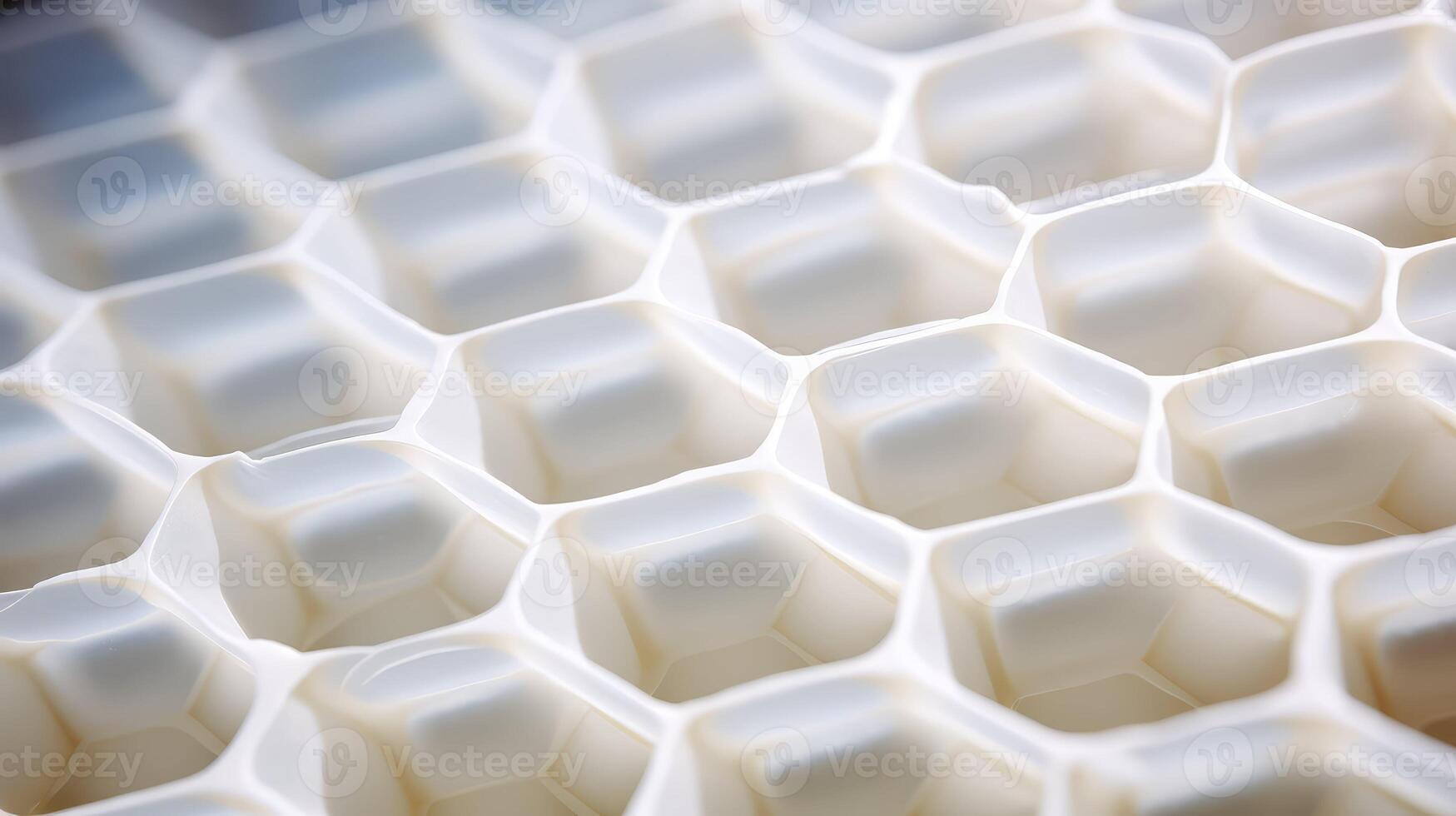 symmetry white honeycomb photo