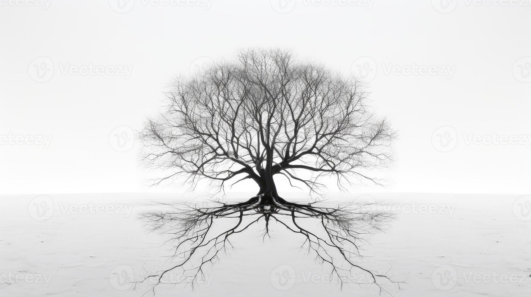 composition black and white tree roots photo