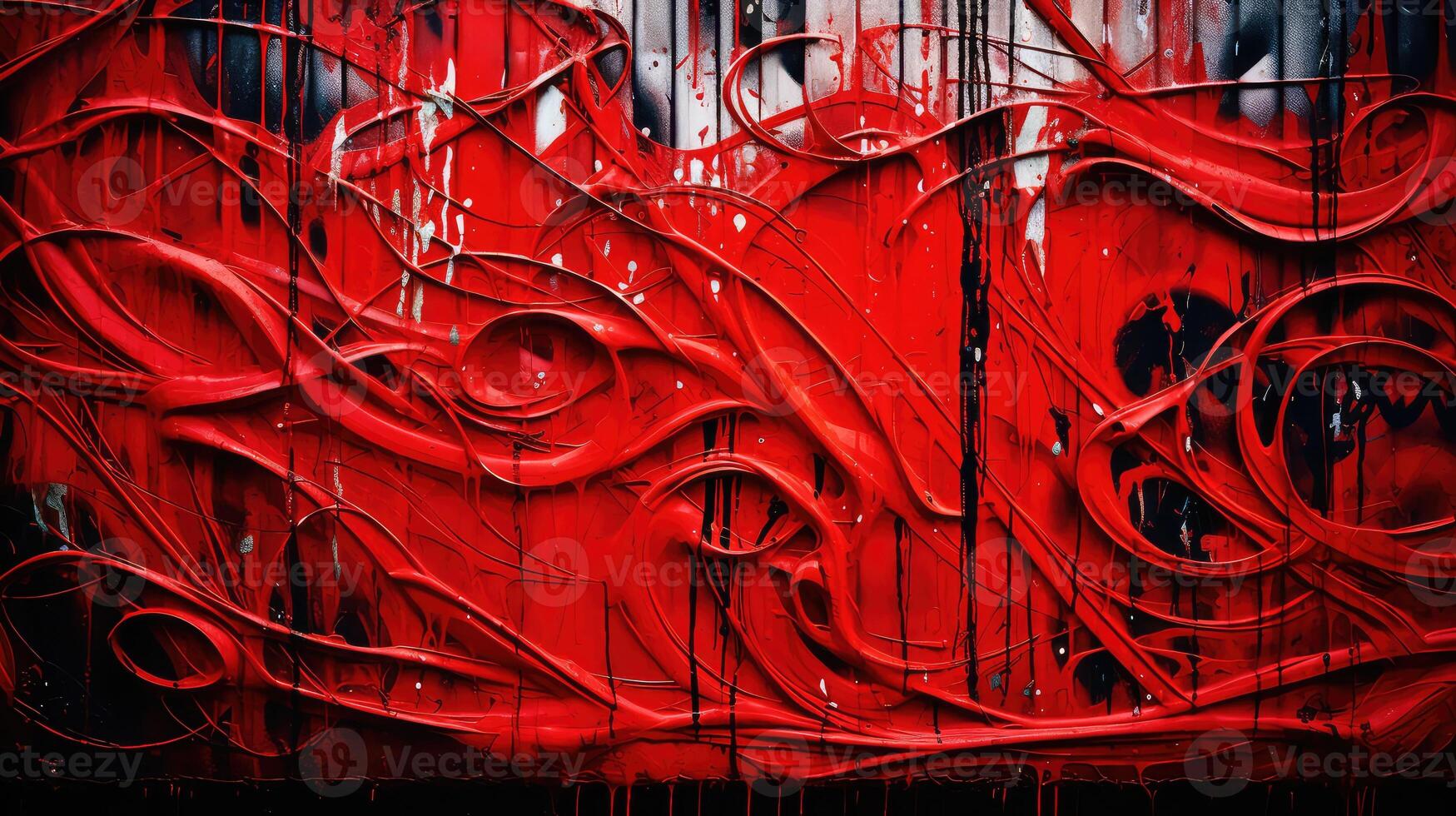 design graffiti red photo