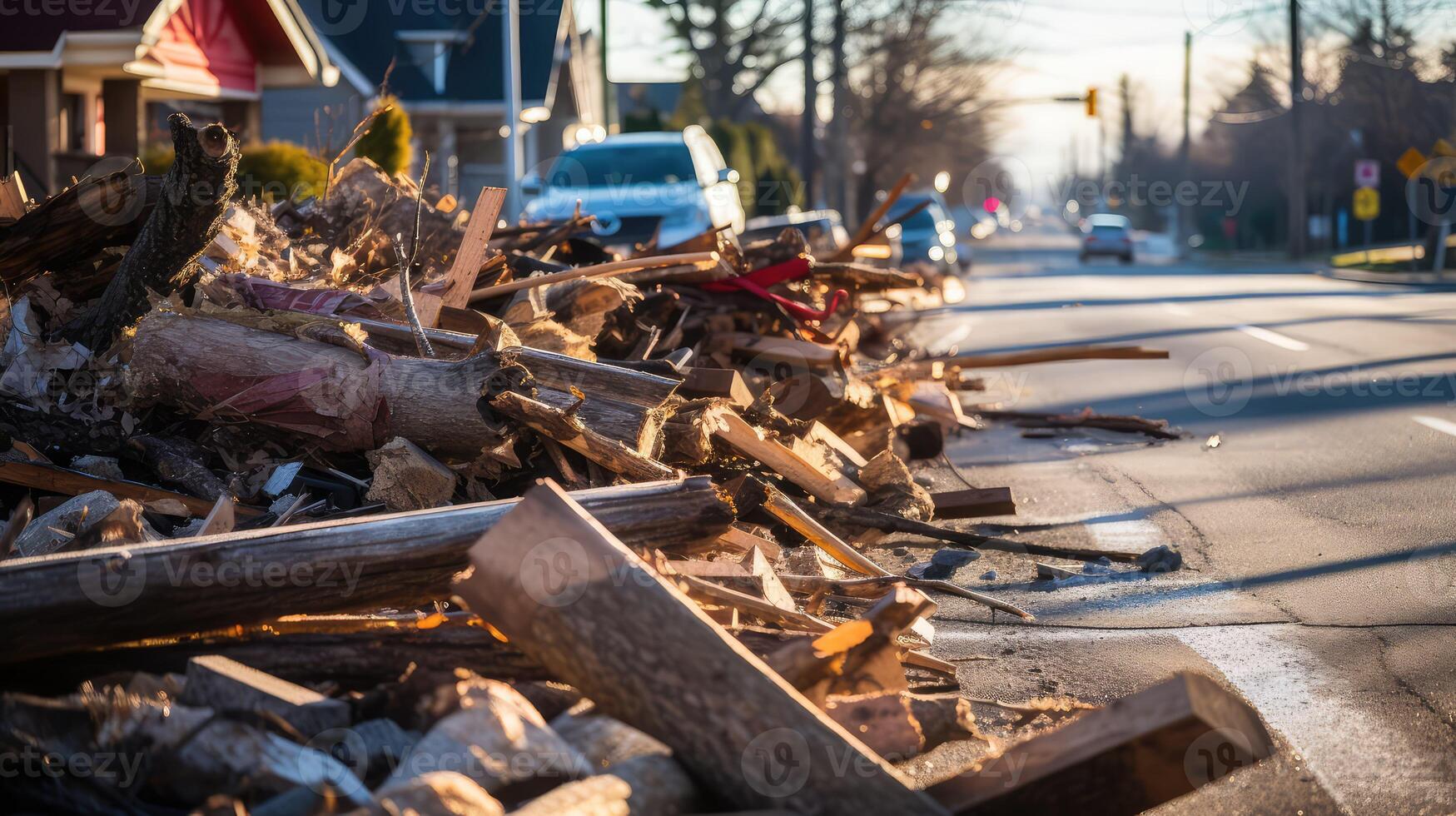 hazard road debris photo