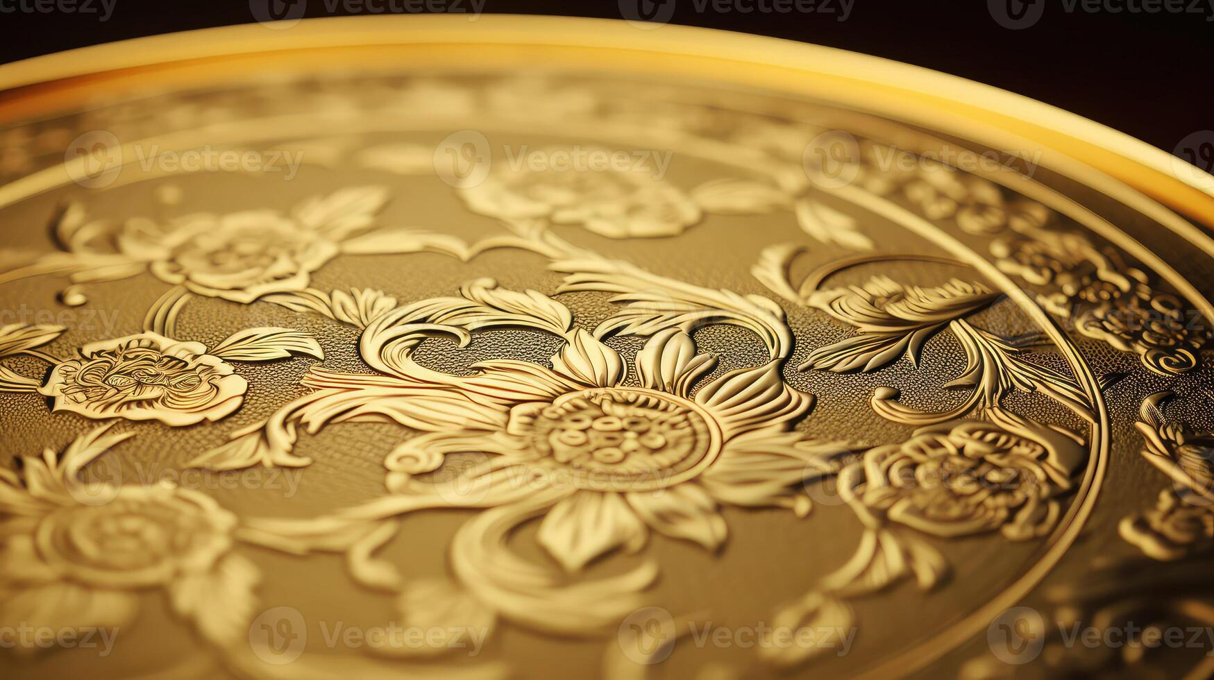 engraving gold metal plaque photo