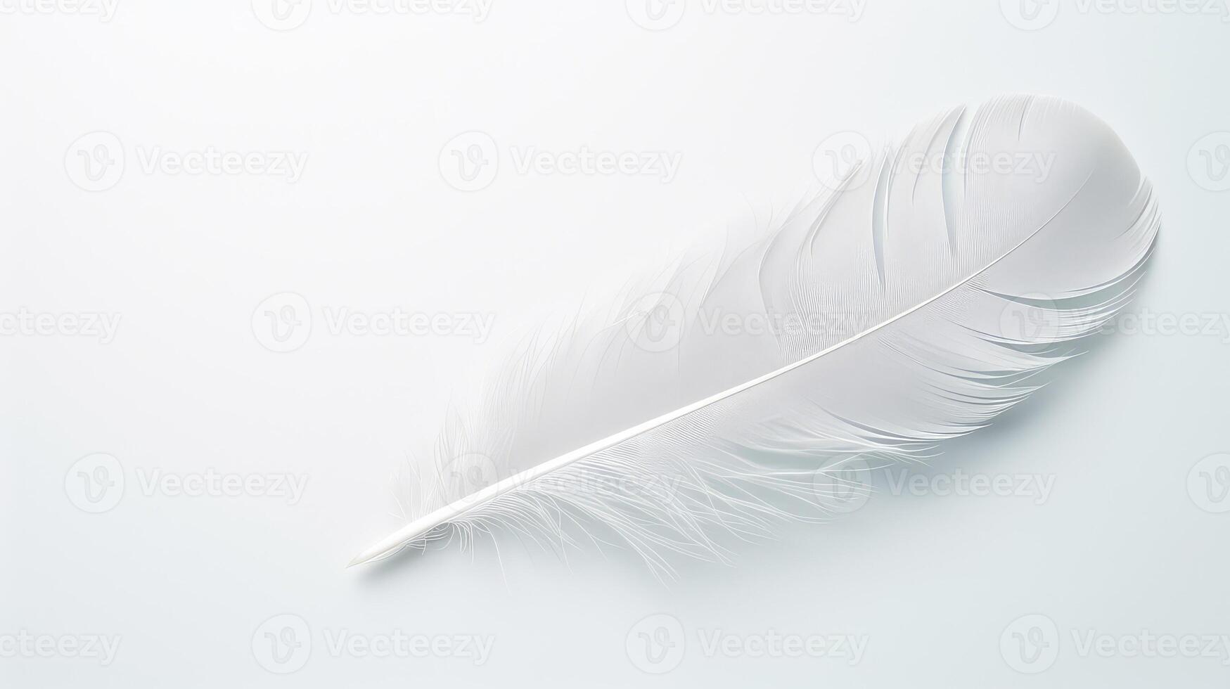 serene calm white background photo