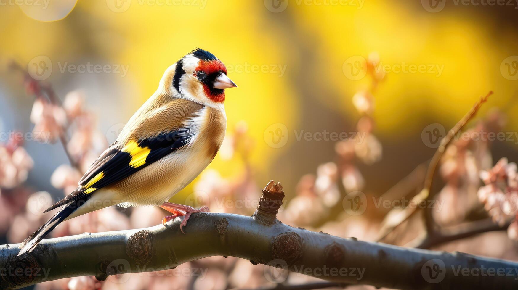 feathers gold finch photo
