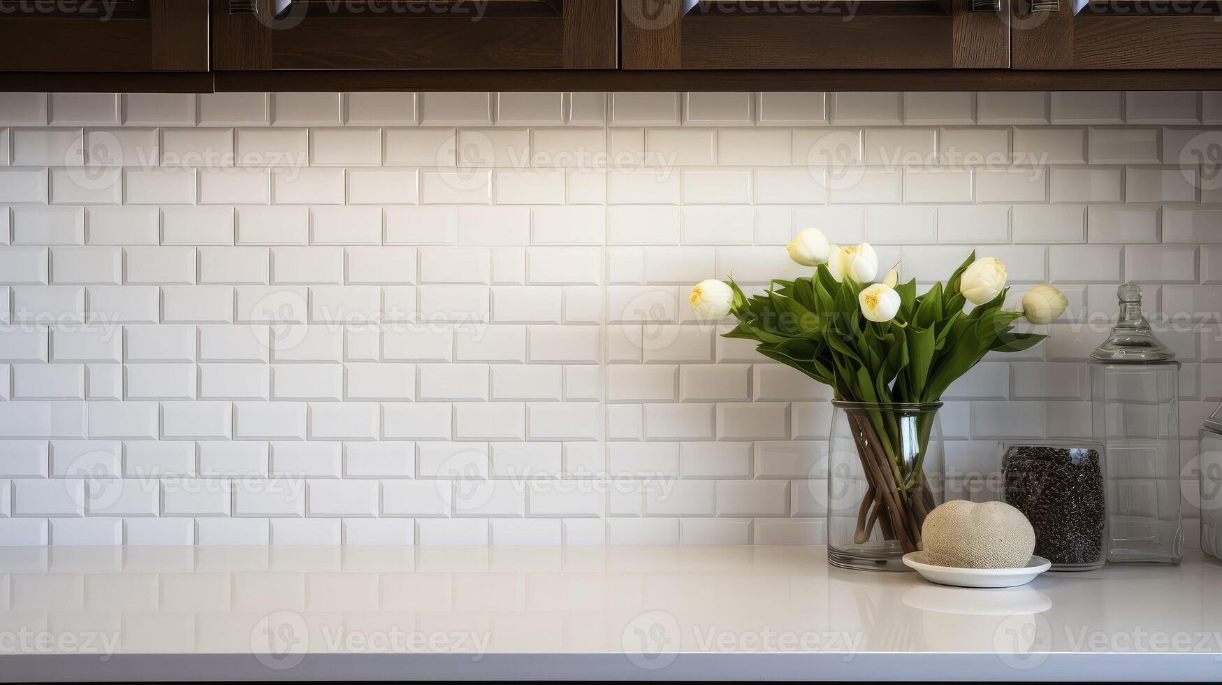 grout white square tile photo