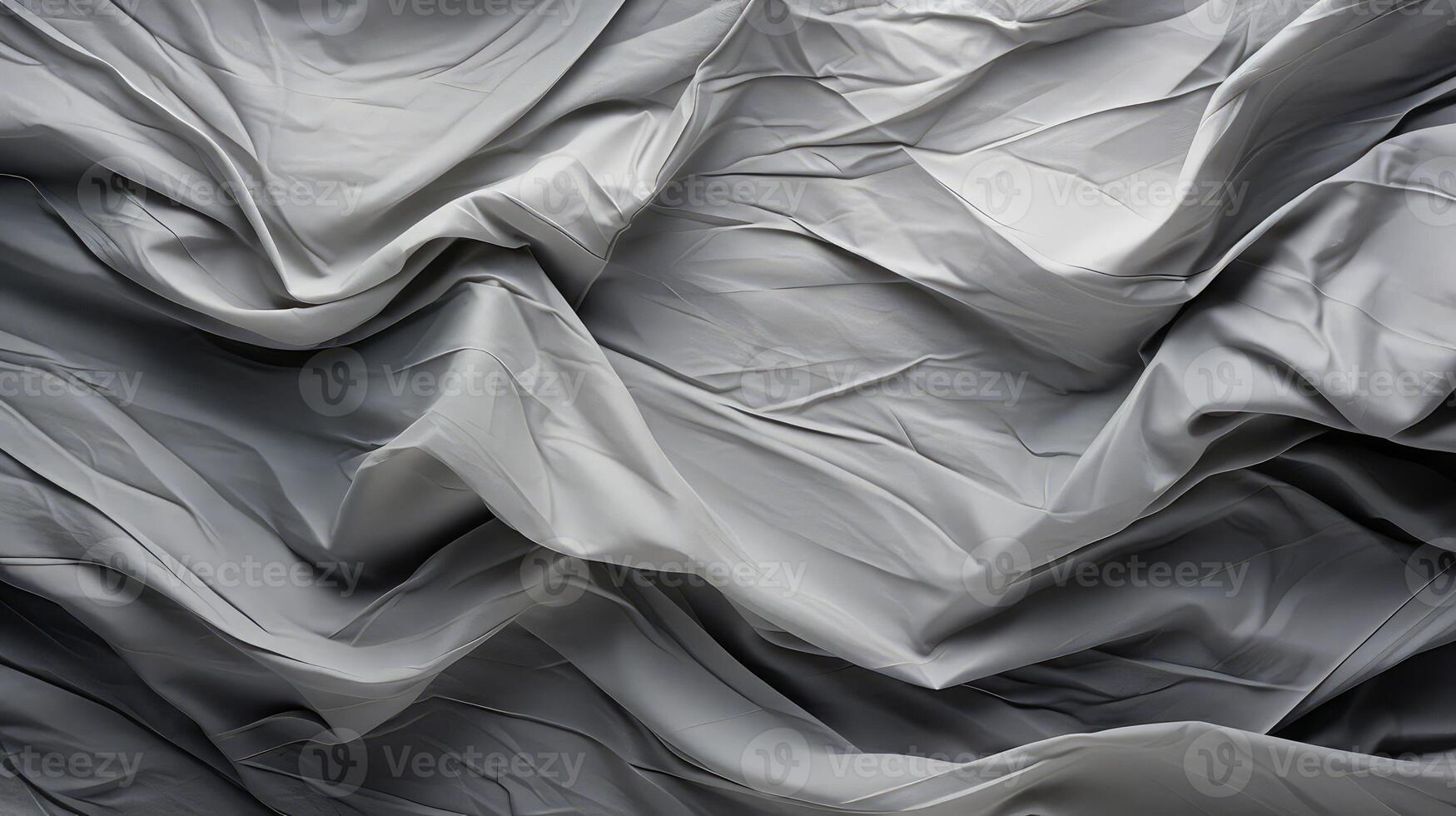 wrinkled grey paper texture photo