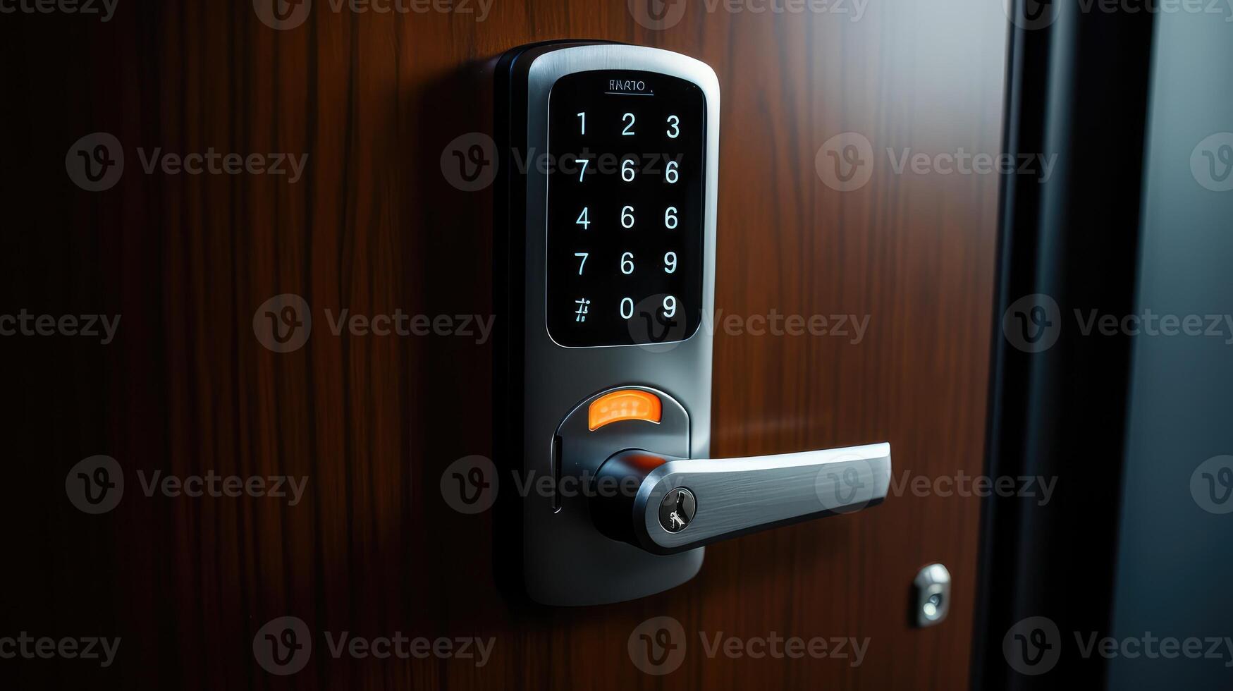 code door lock security photo