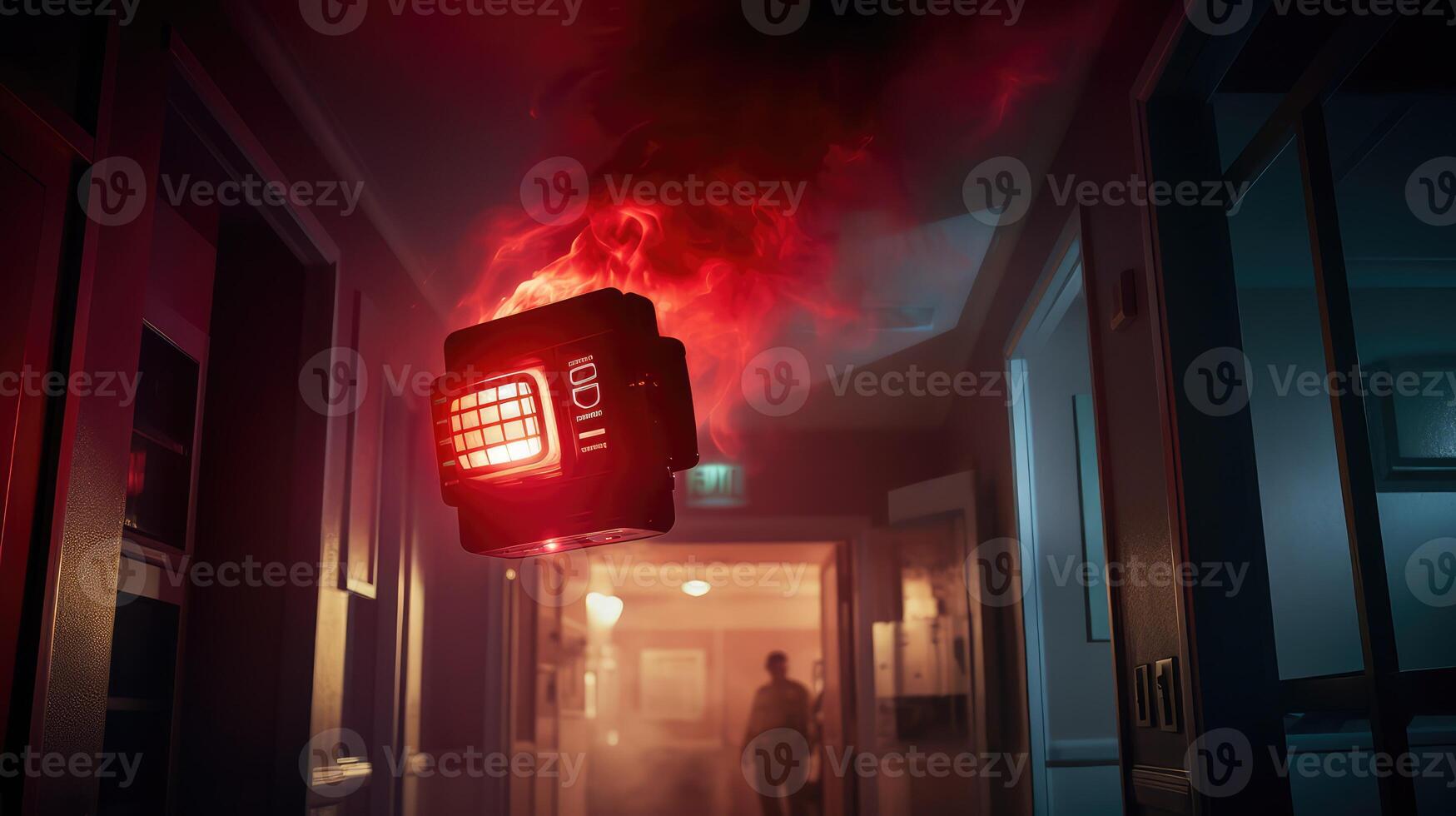 chaos room on fire photo