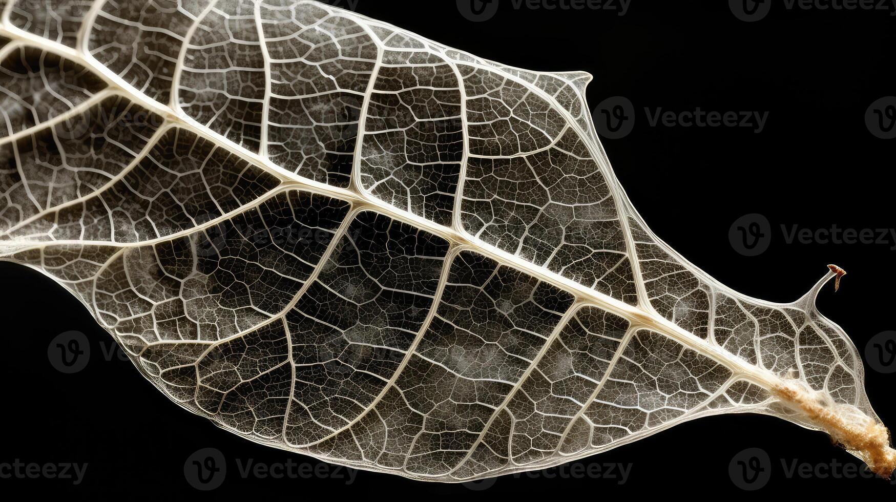 delicate leaf skeleton photo