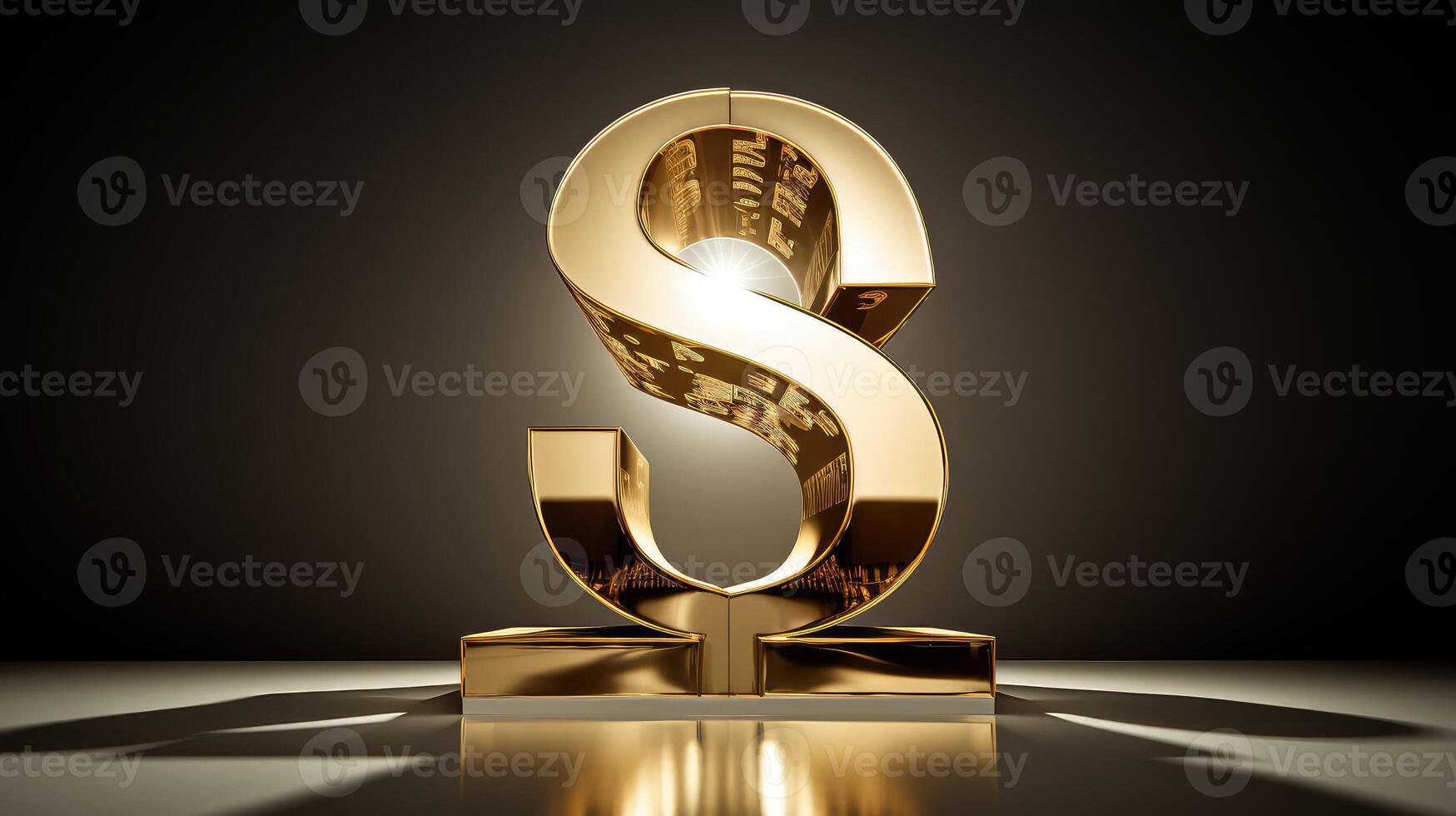 achievement gold 3d letters photo