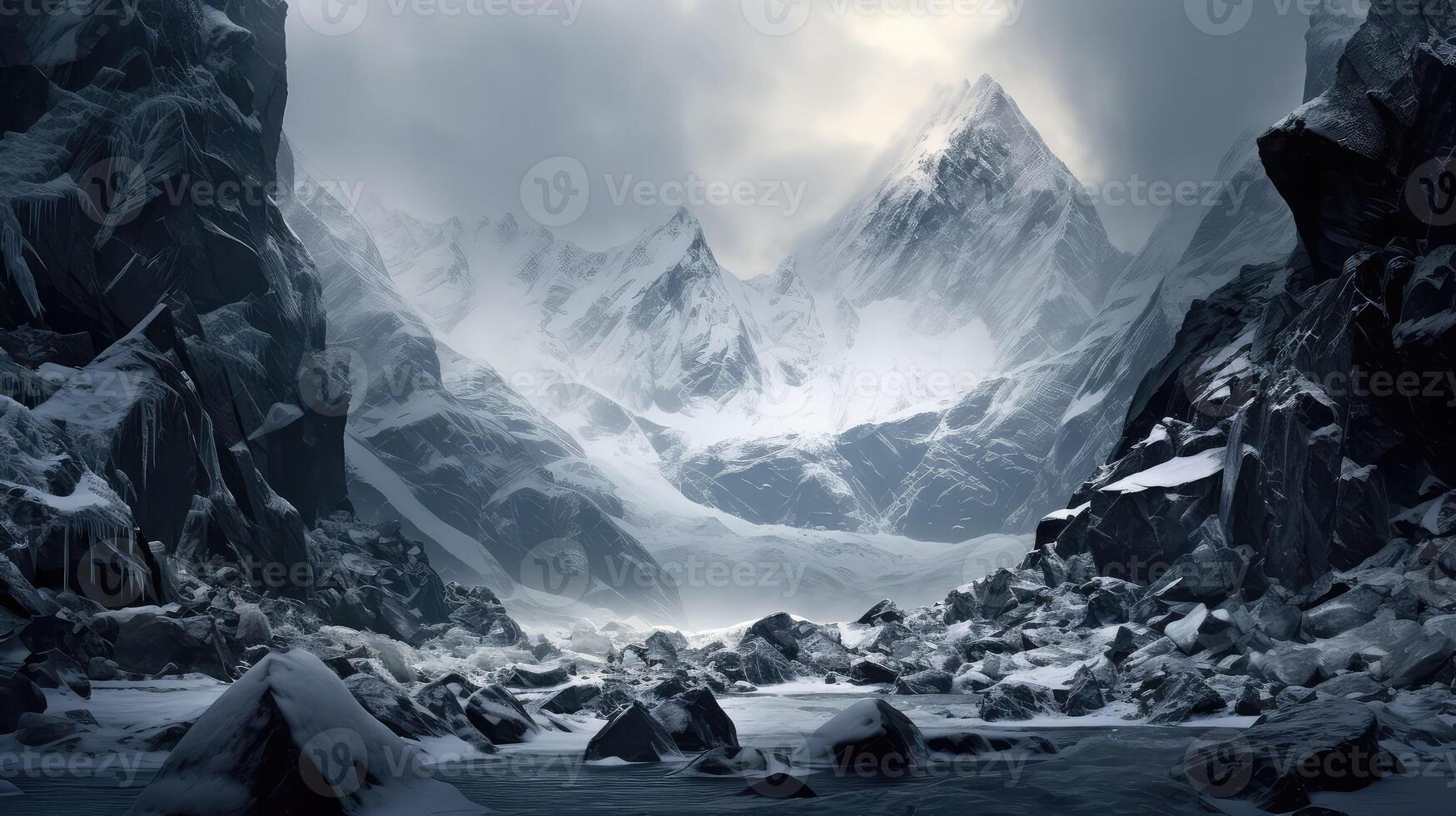 cliffs white ice photo