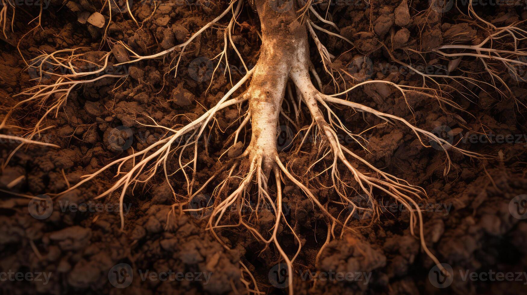 health plant in soil photo