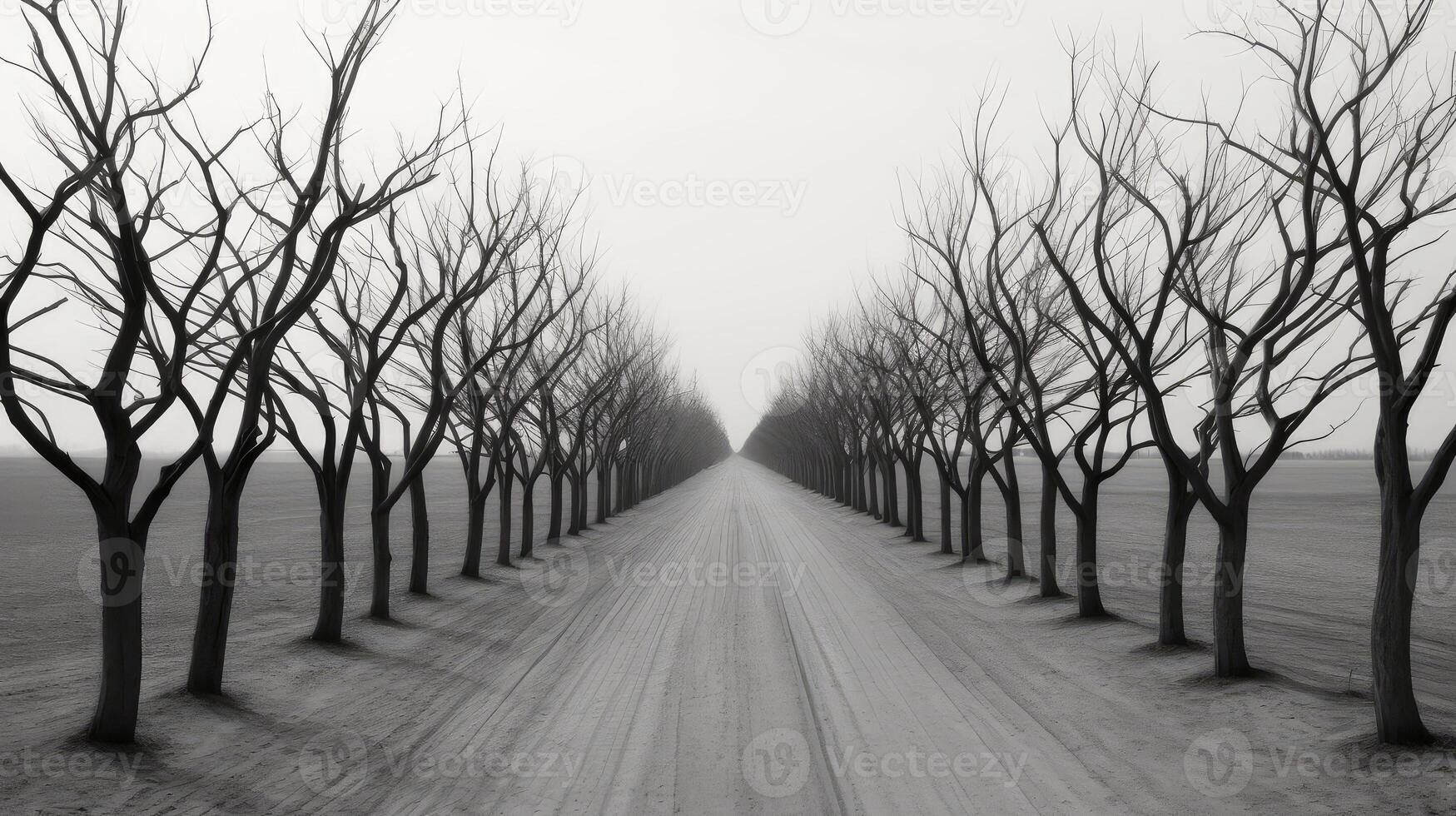 solitude bare trees photo