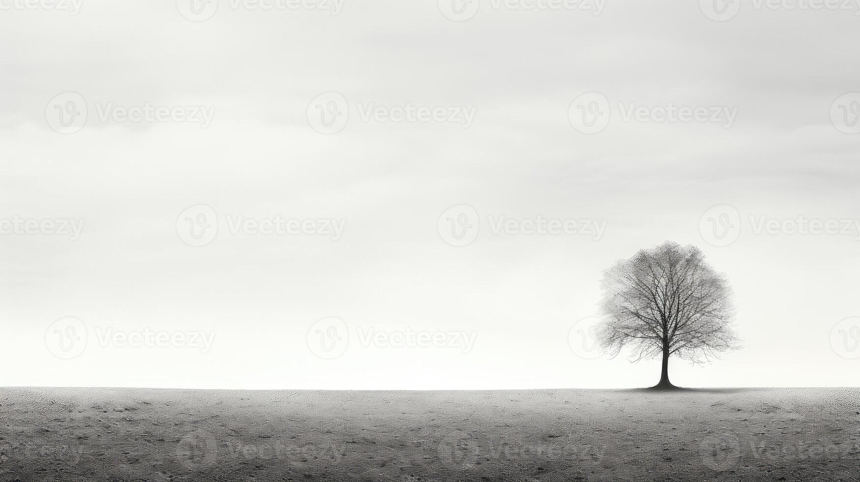 solitude black and white painting photo