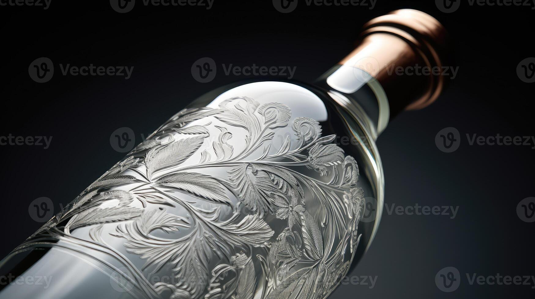 glass clear wine bottle photo