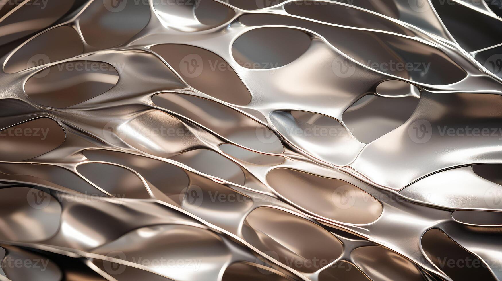 reflective abstract metal background photo