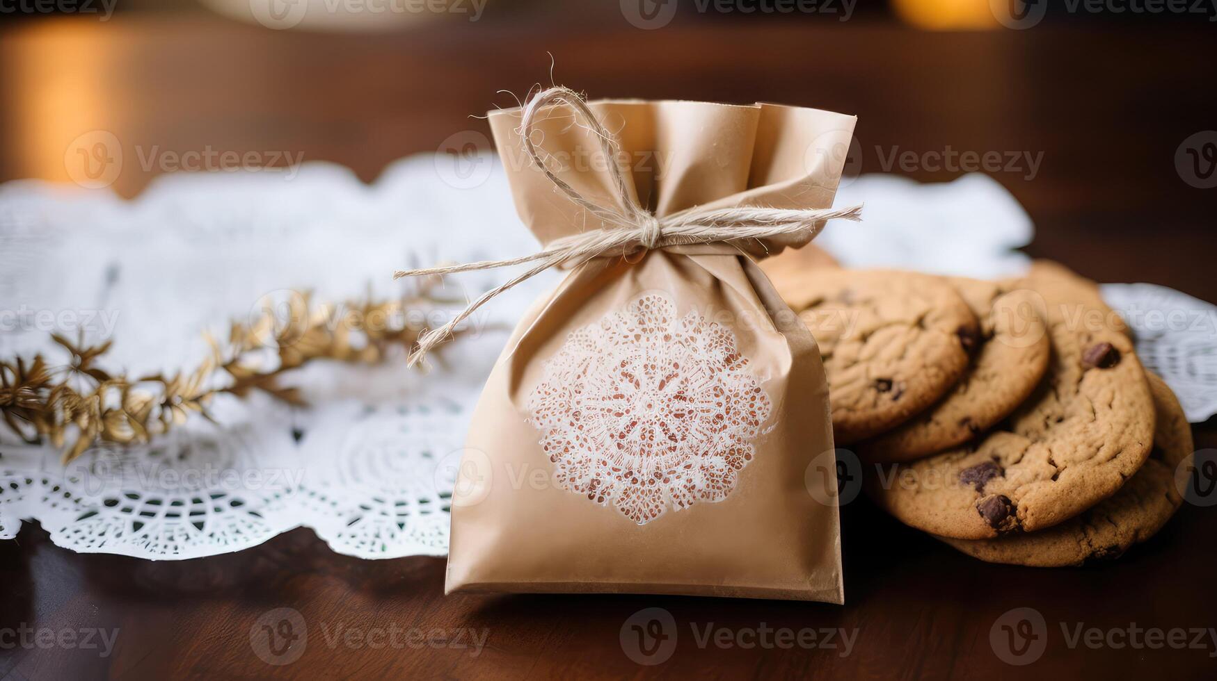 kraft bag topper photo