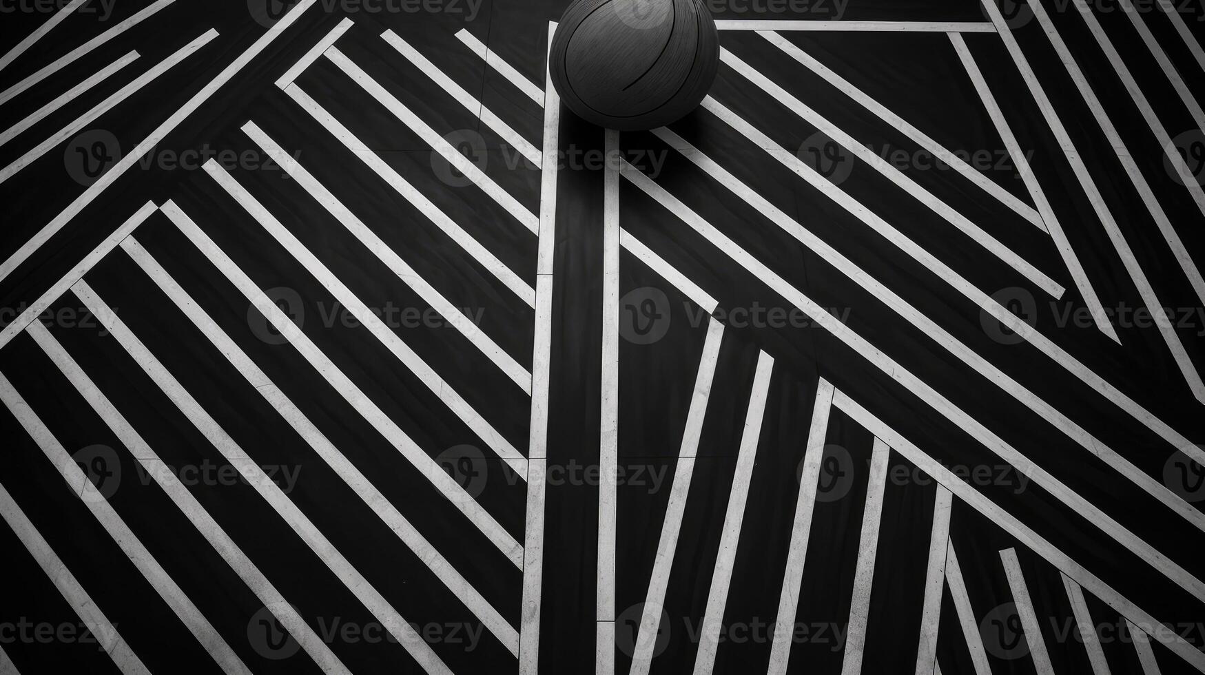 lines basketball texture black and white photo