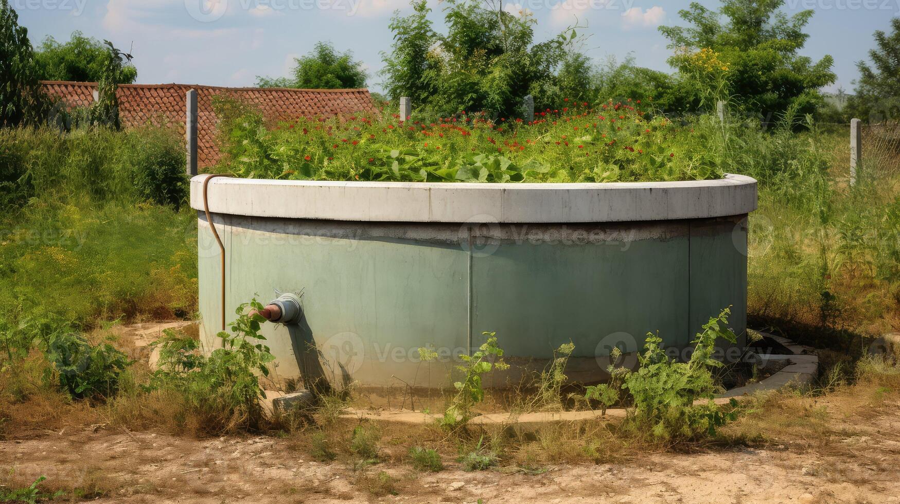 rural cistern water photo