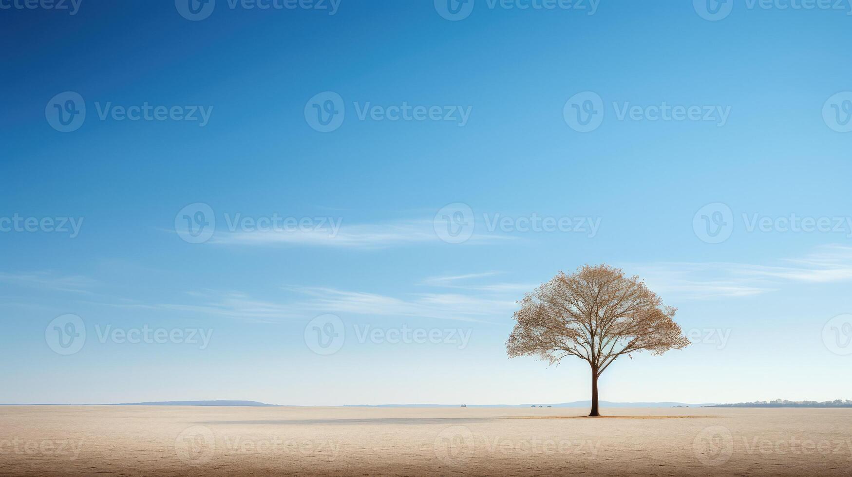 solitude minimalist tree photo