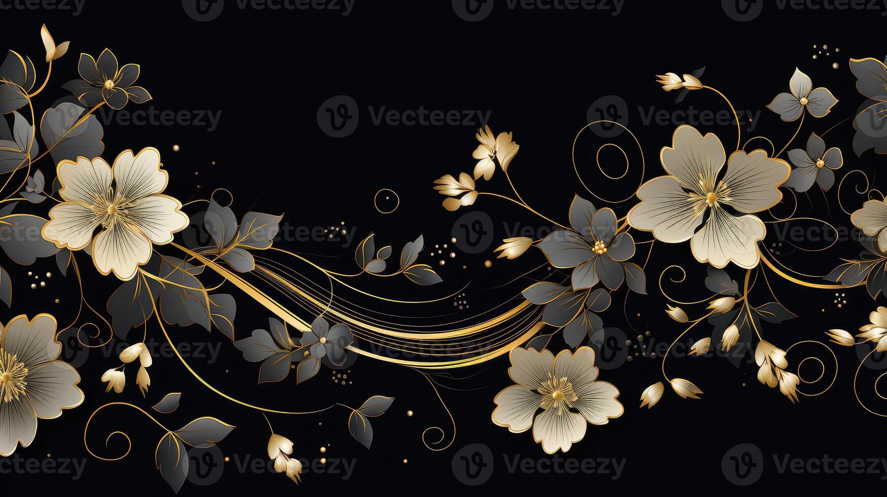 glamour black and gold backgrounds photo