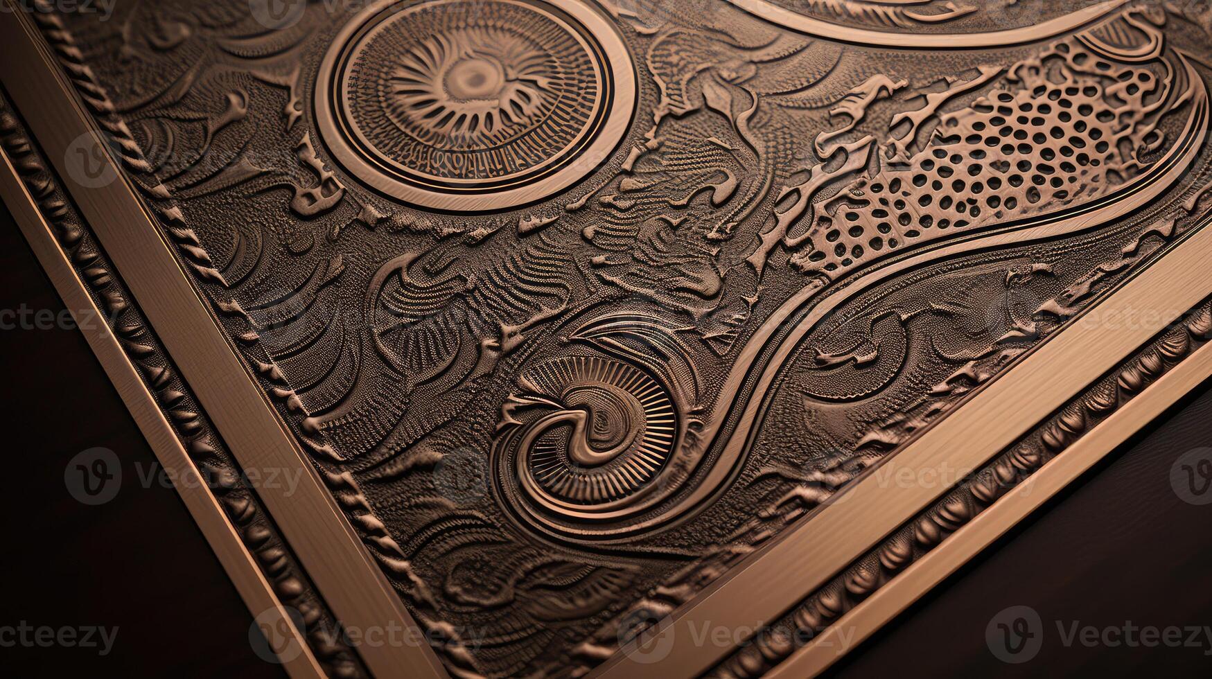 engraved bronze texture photo