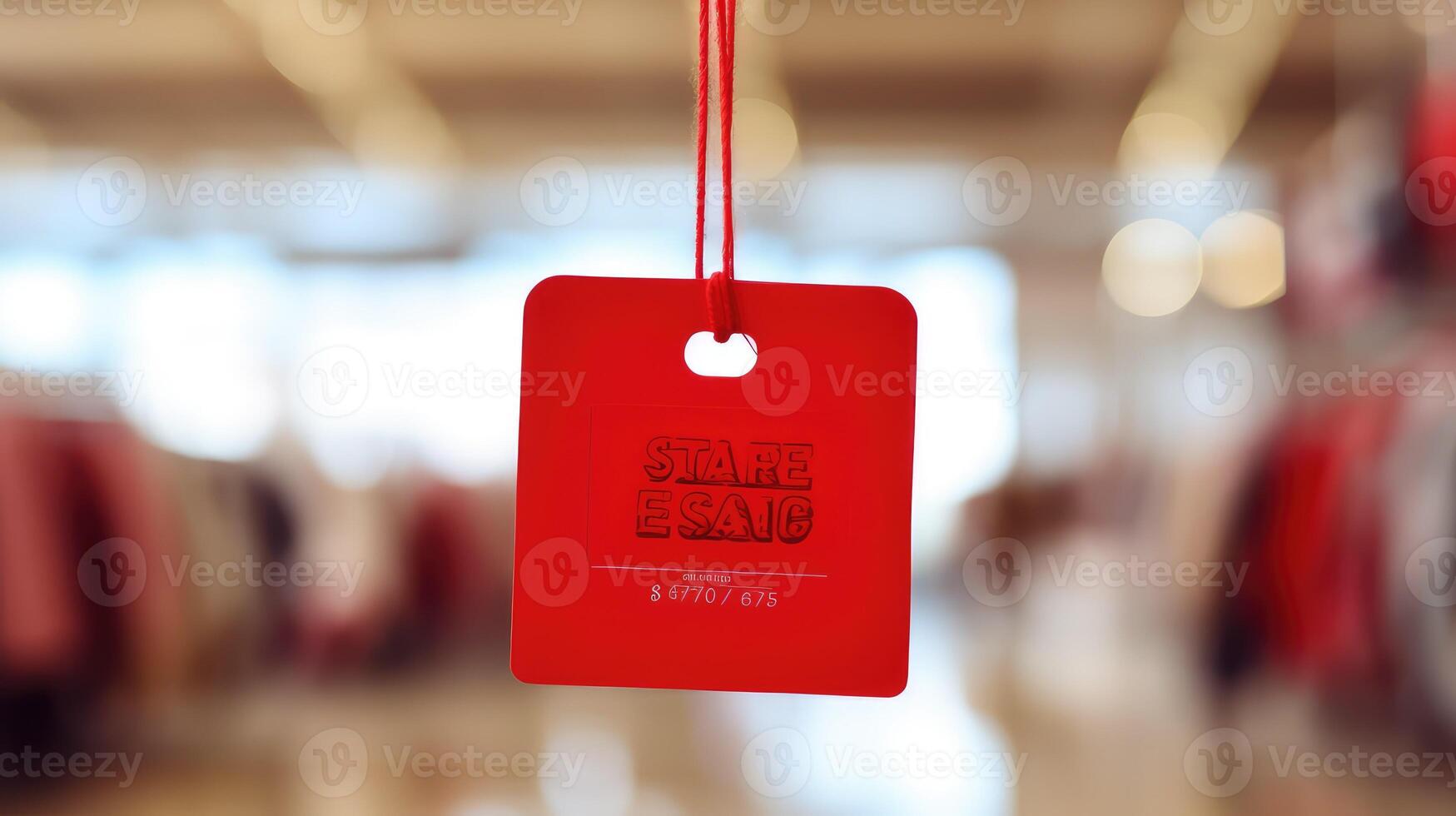 clearance red sale tag photo