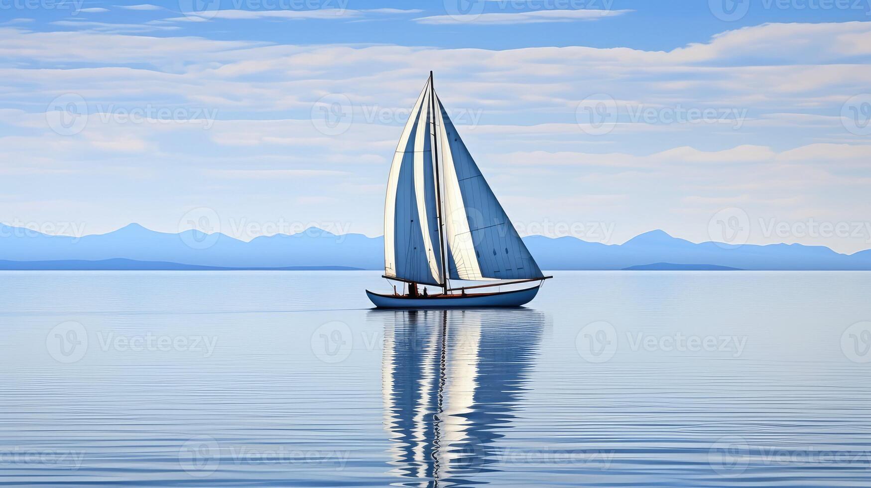 elegance stripes blue photo