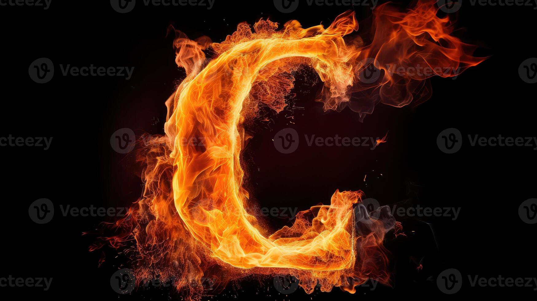 heat alphabet fire photo