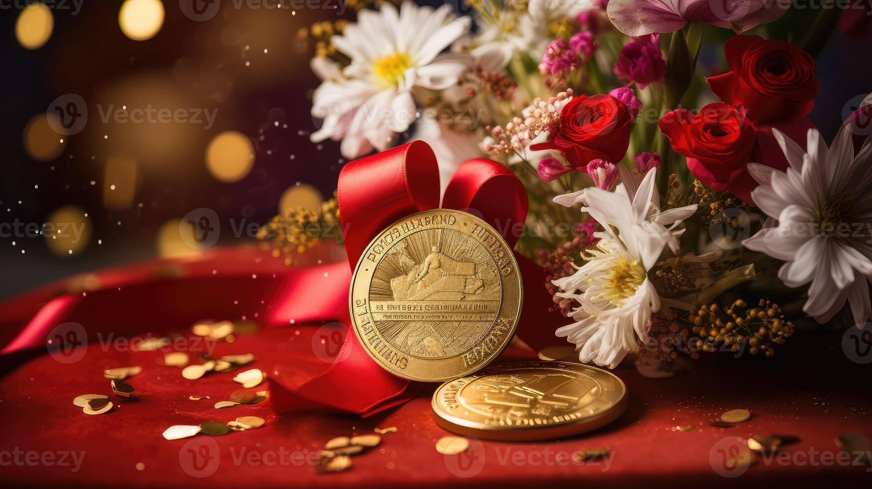 honor champion gold medal photo