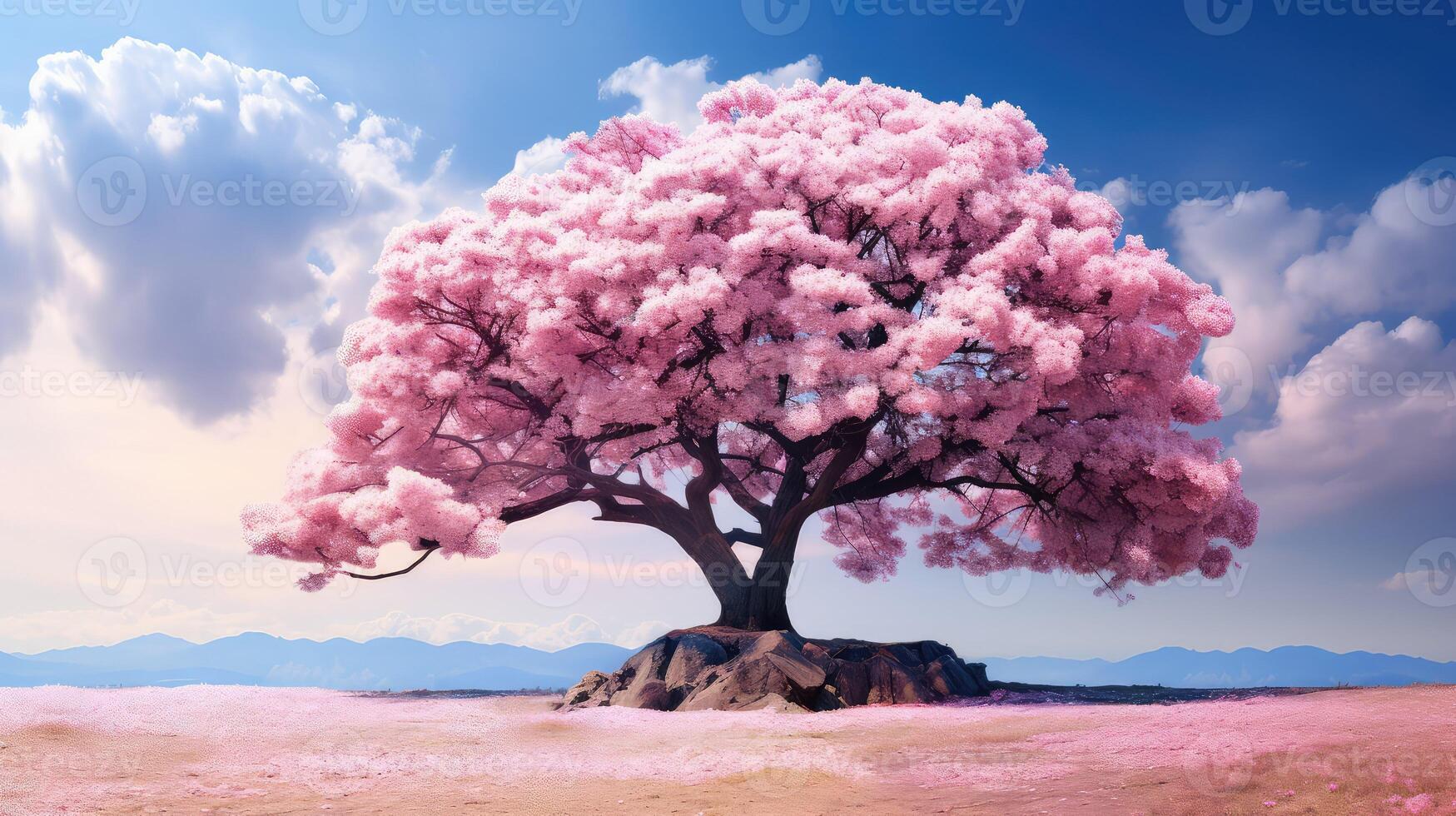 flowers nice tree photo