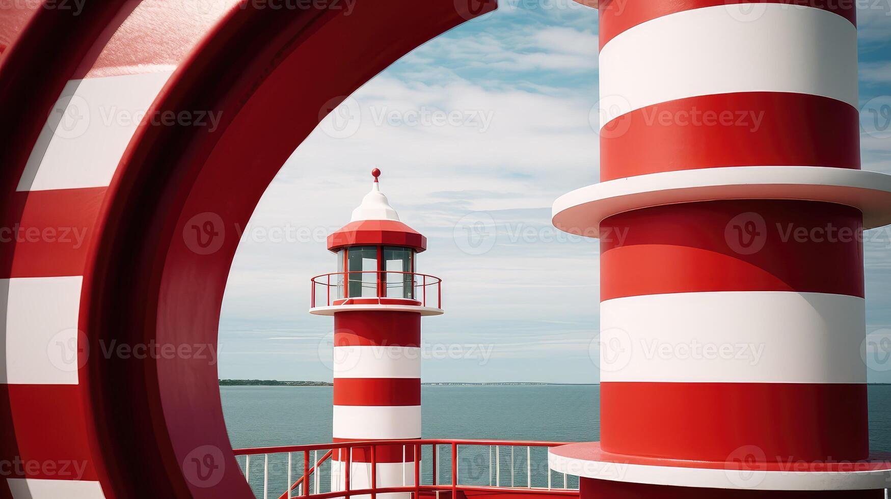 circular circles red photo