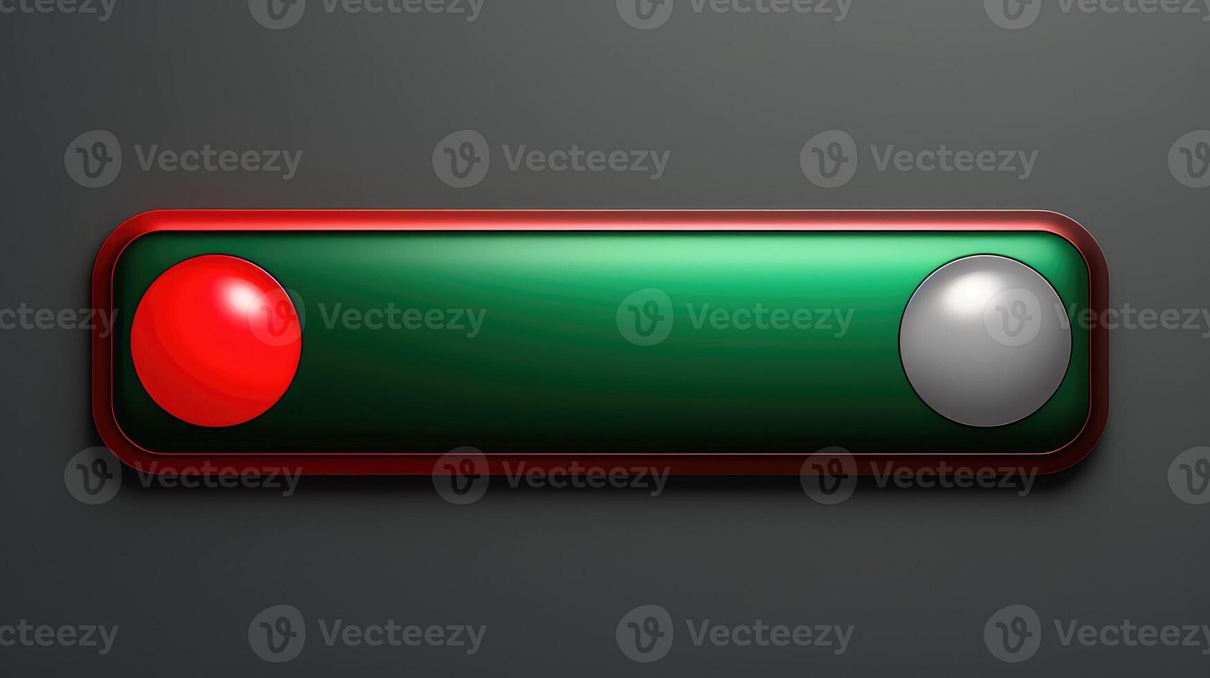 visual on and off slider buttons red and green switch photo