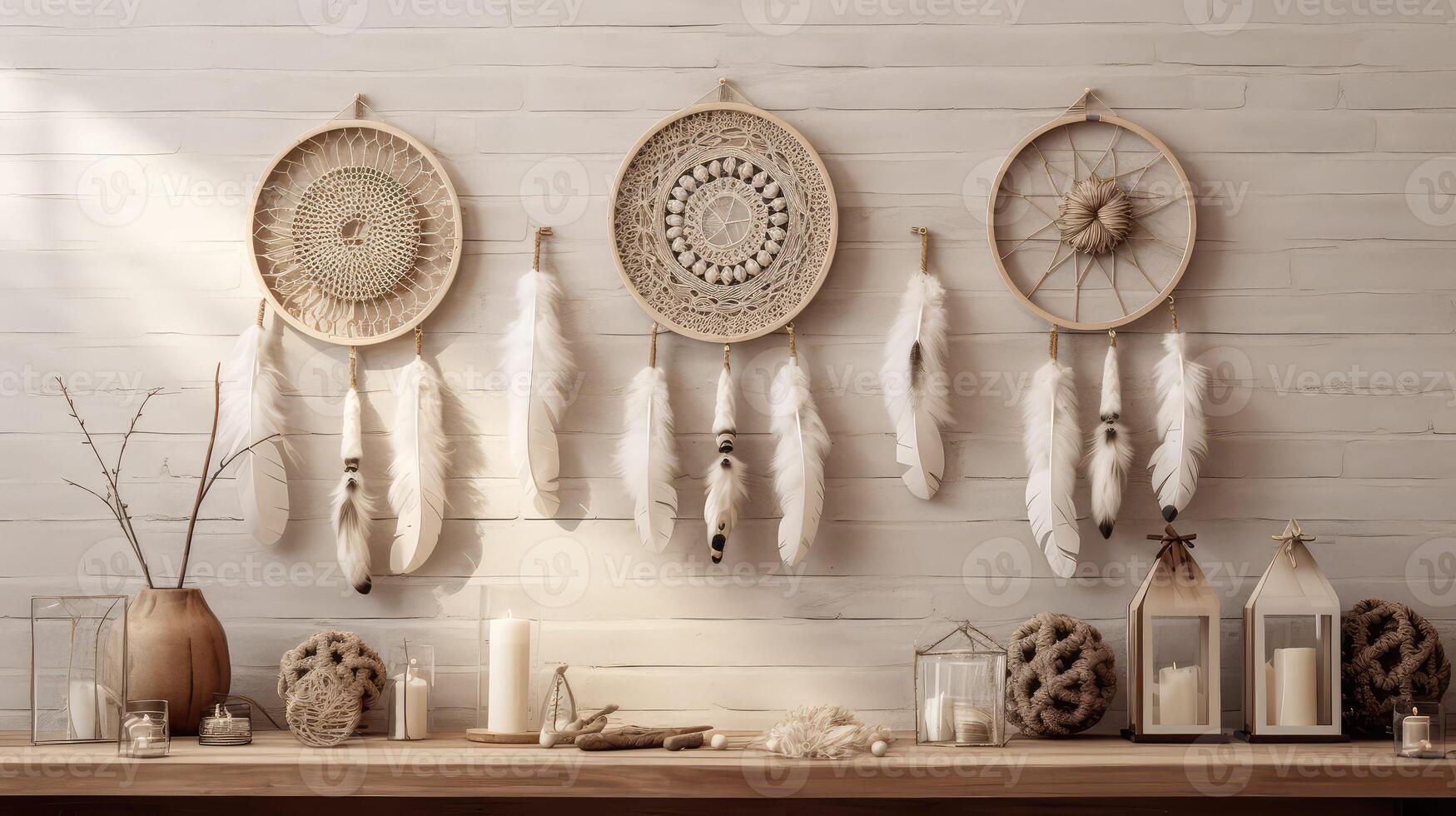 natural wood wall frame photo