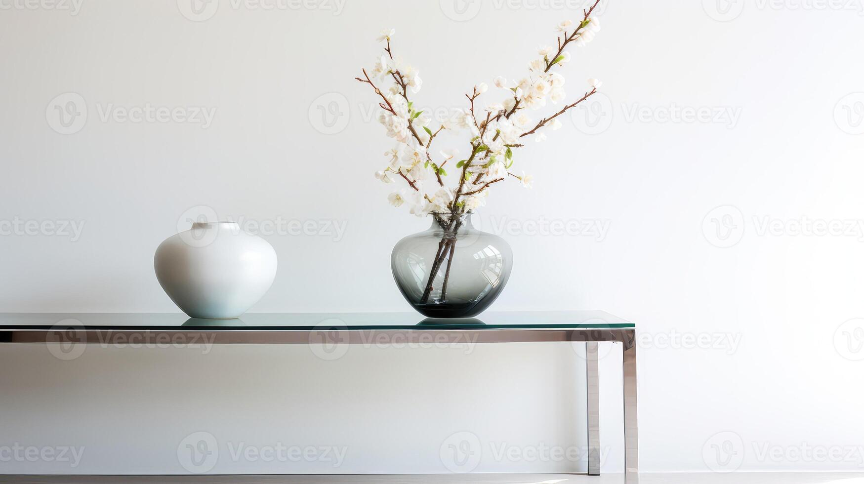 metal console table photo