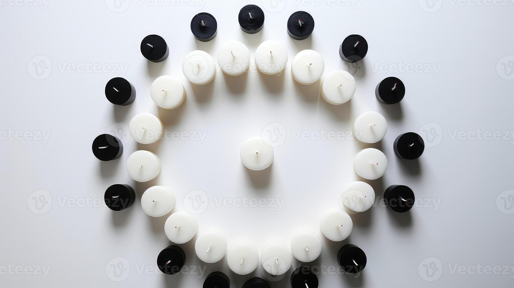 circle team black and white photo
