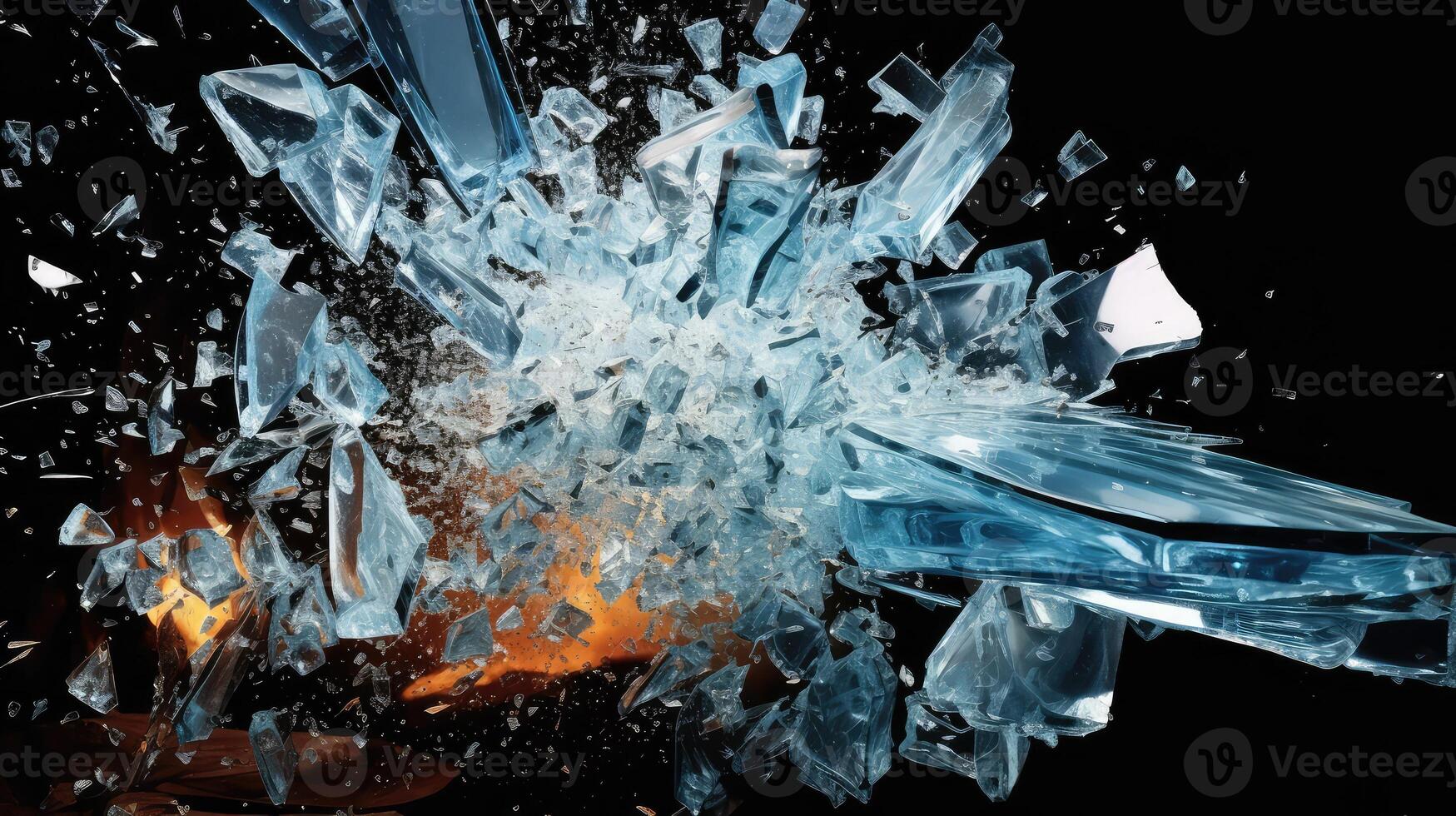 sculpture glass explosion photo