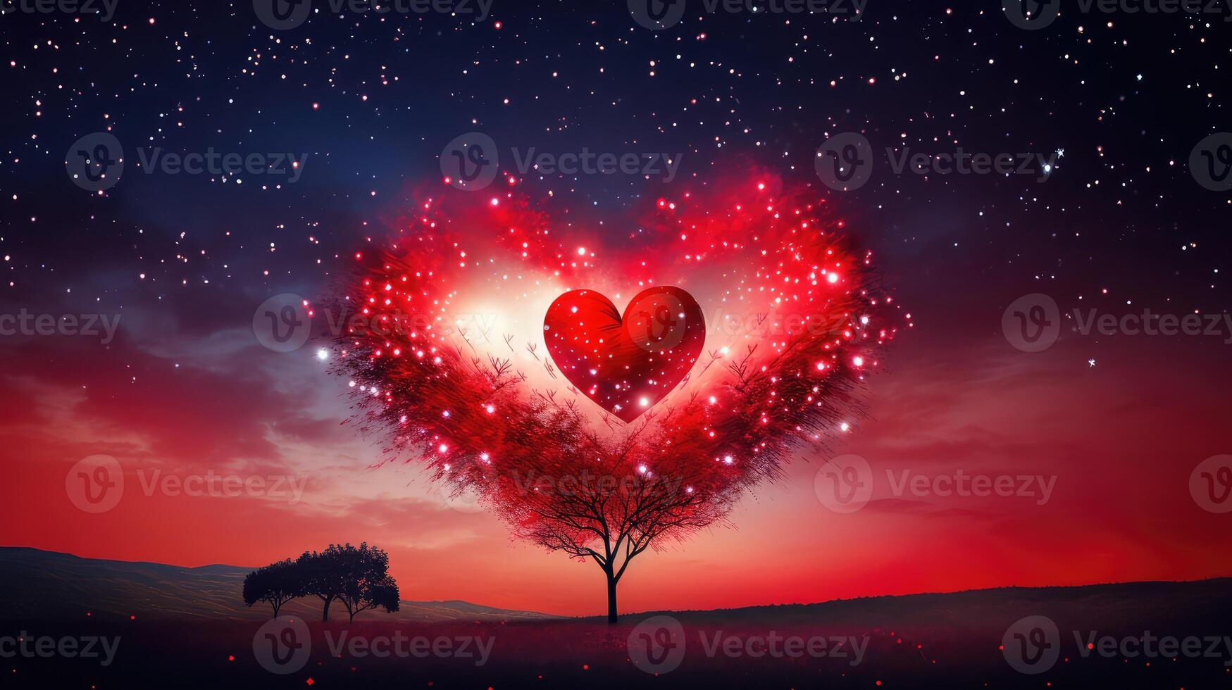 love fireworks red photo