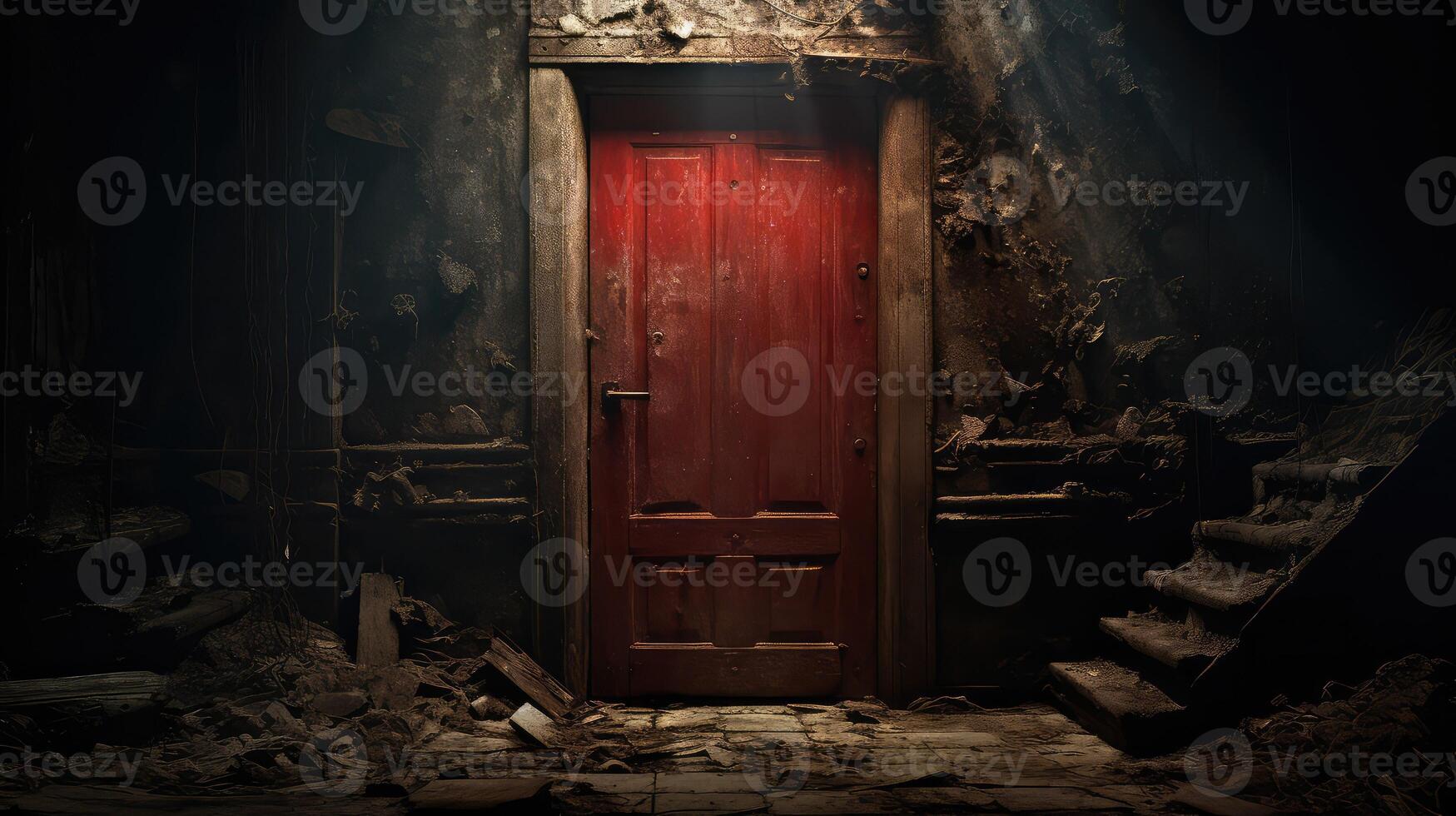 paint old door opening photo
