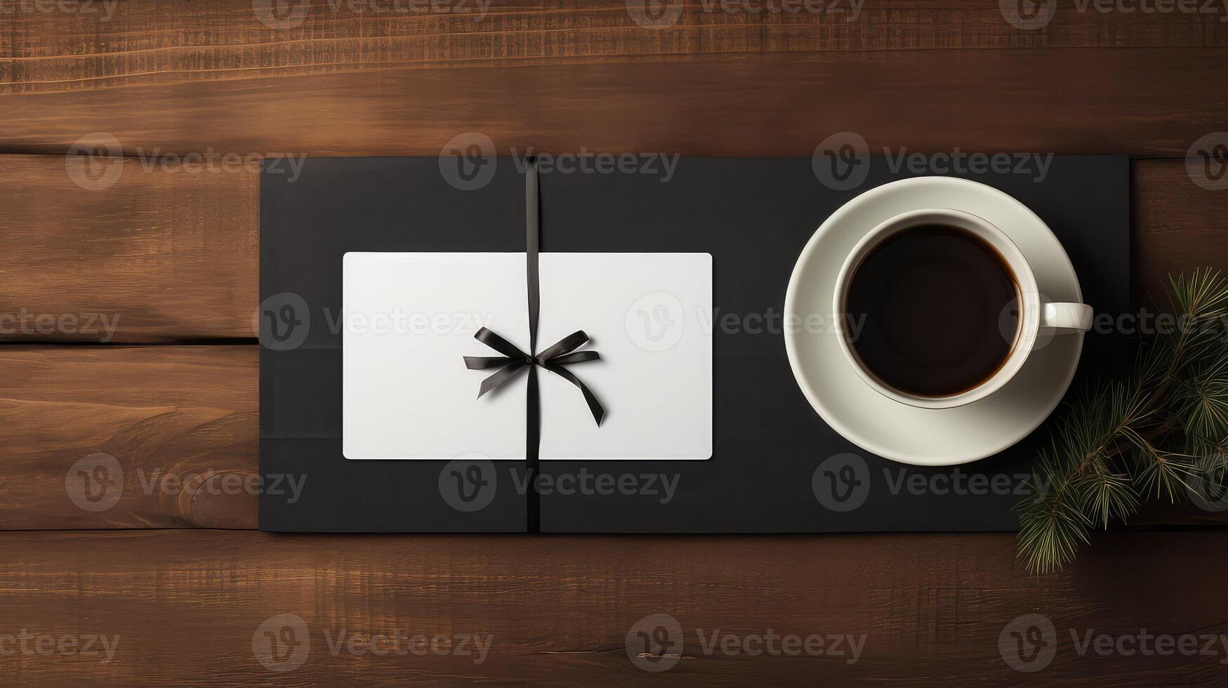 modern gift card mock photo