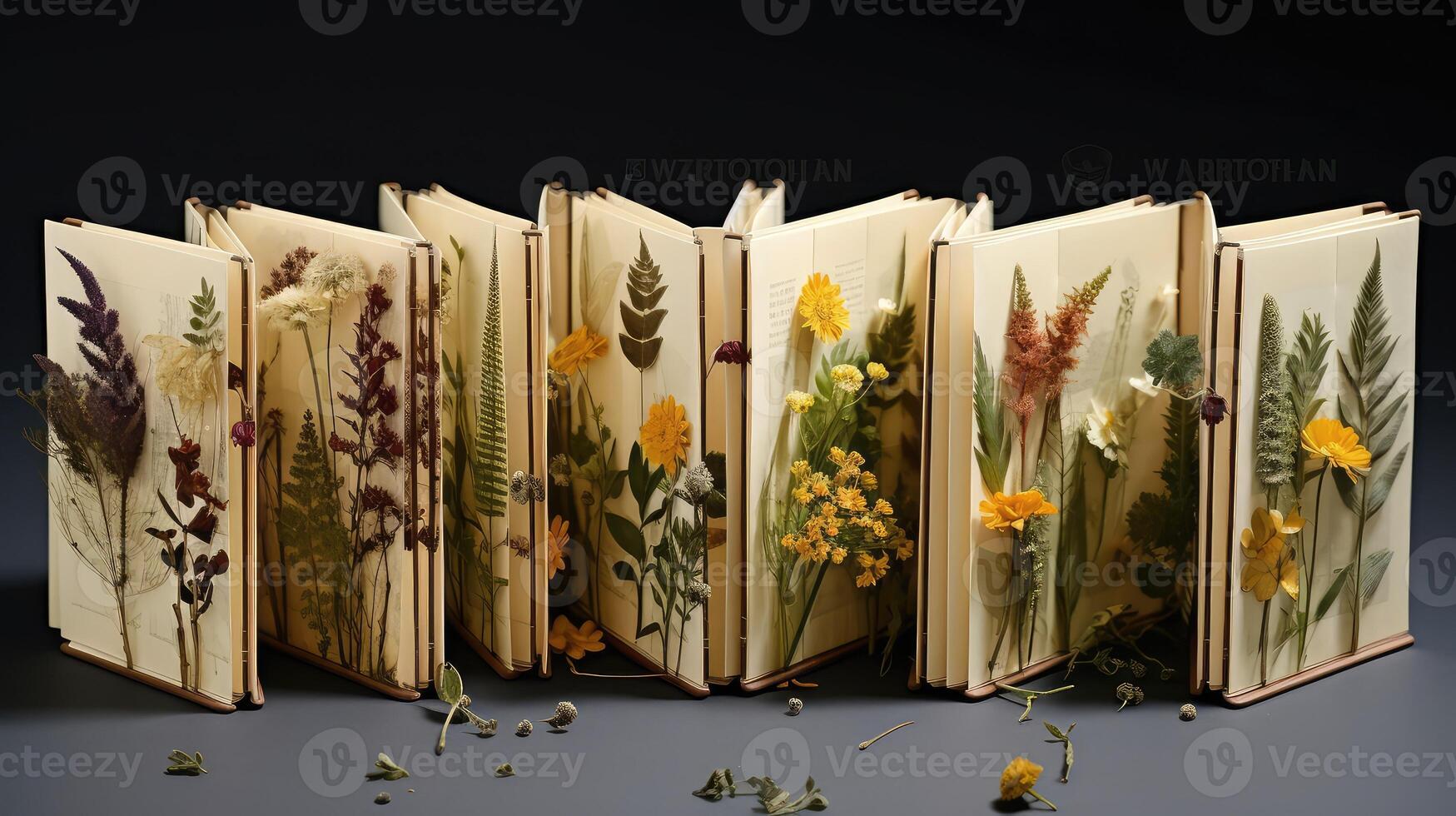 botanical accordion book photo
