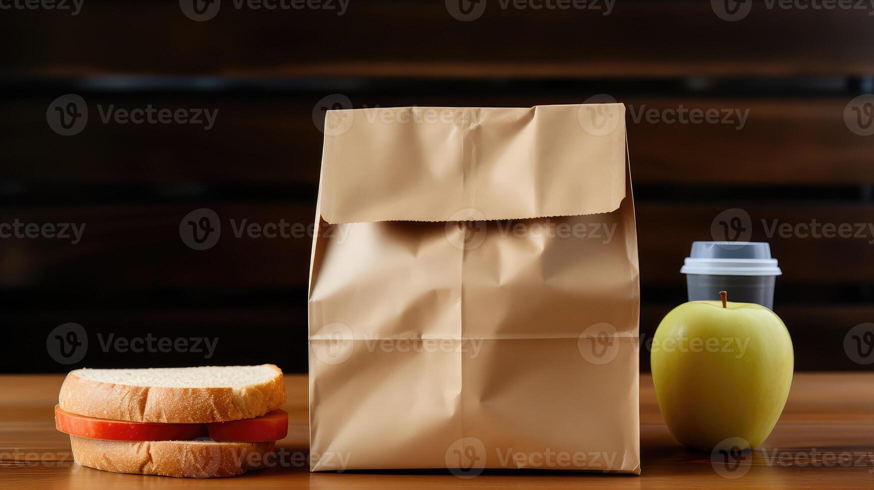 apple brown bag lunch photo
